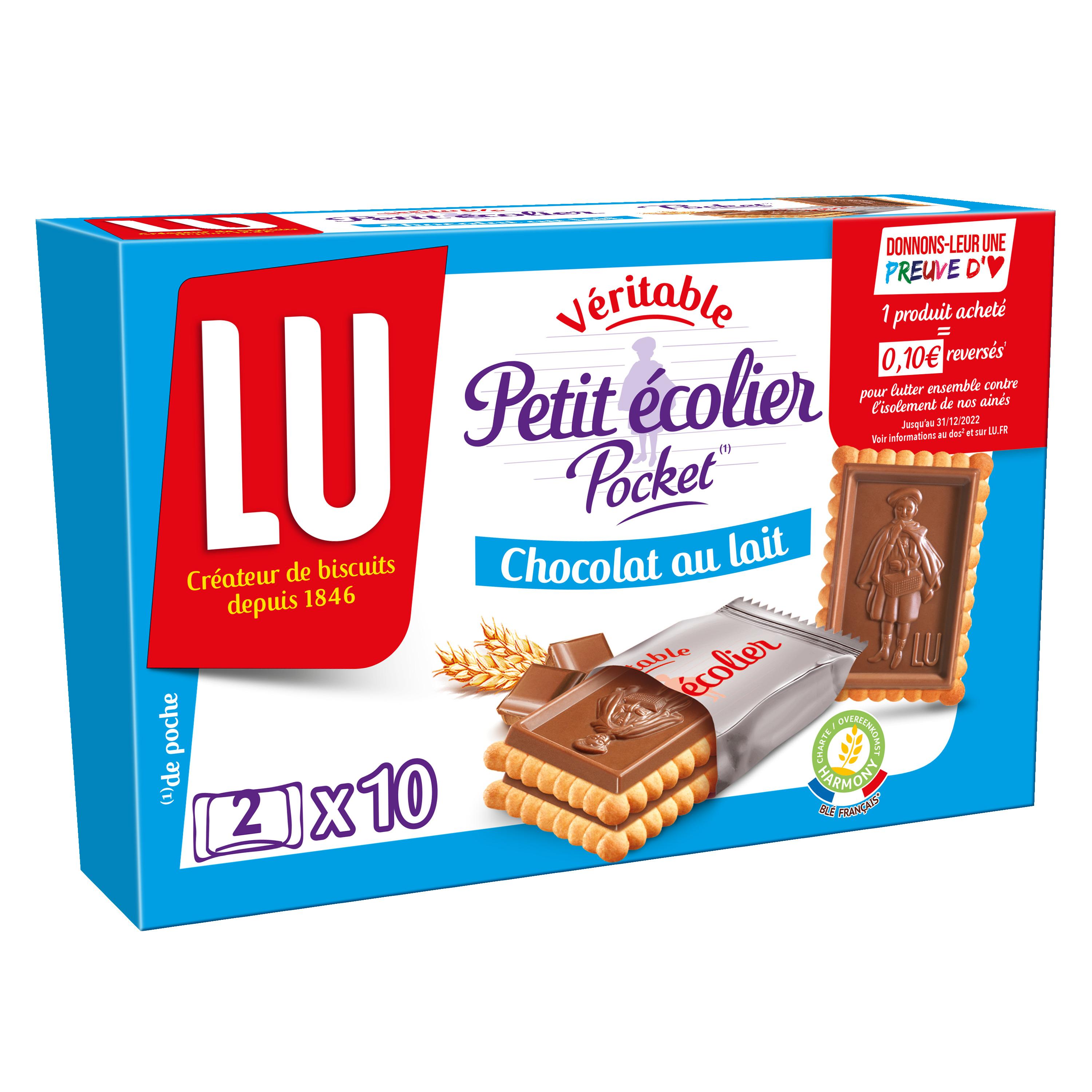 Lu Petit Ecolier Pocket Biscuits chocolat noir 250g