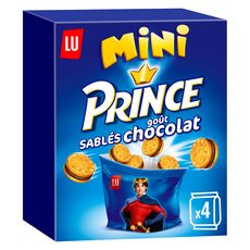 PRINCE Mini sablés au chocolat 4 sachets 160g