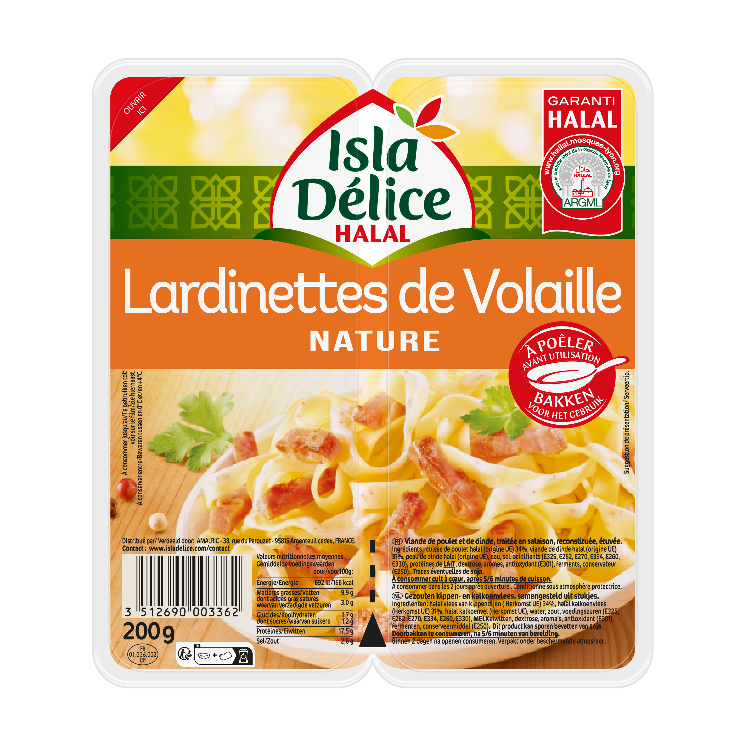 Fond de volaille Halal Dar delices 100g sur