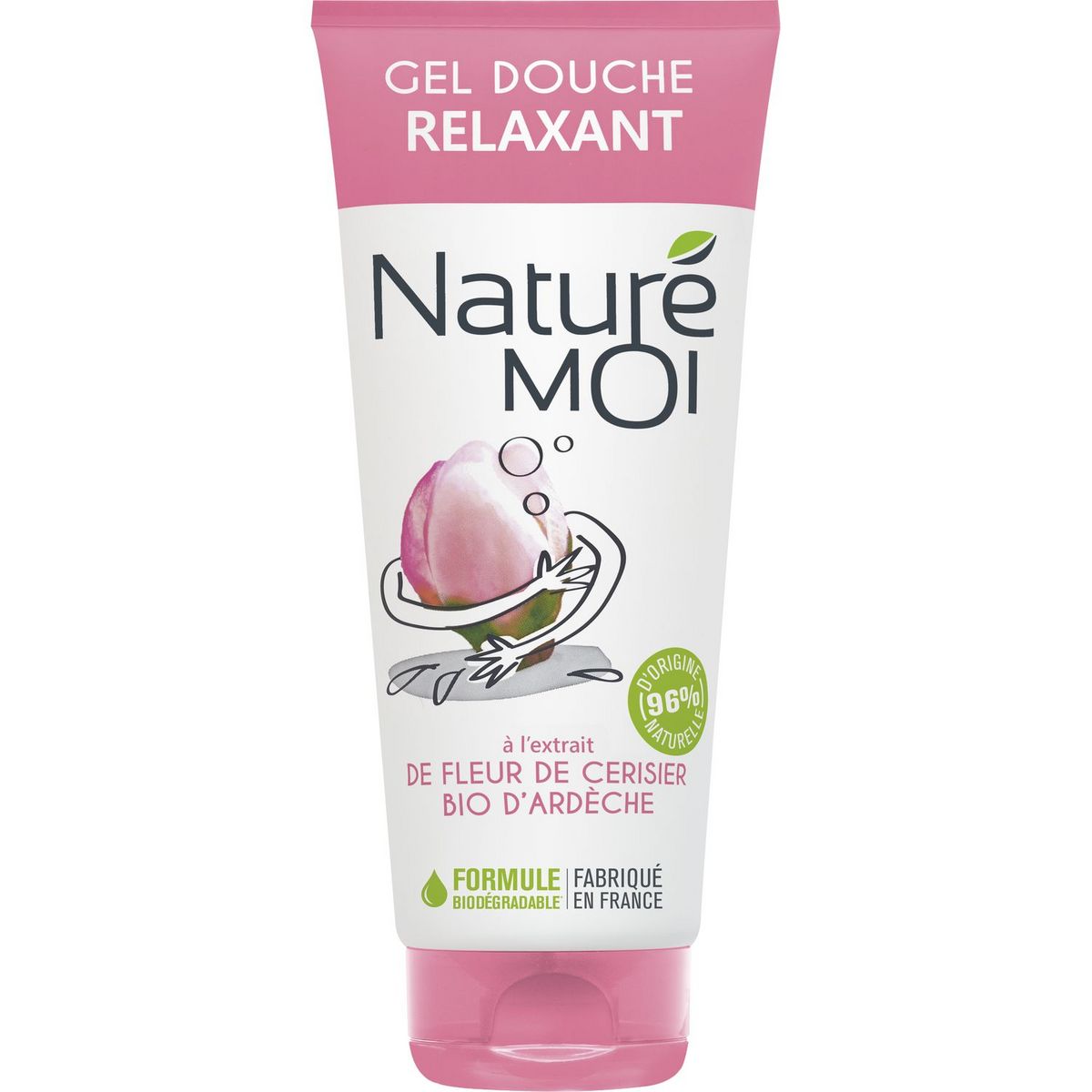 NATURÉ MOI Gel douche relaxant fleur de cerisier bio d'Ardèche