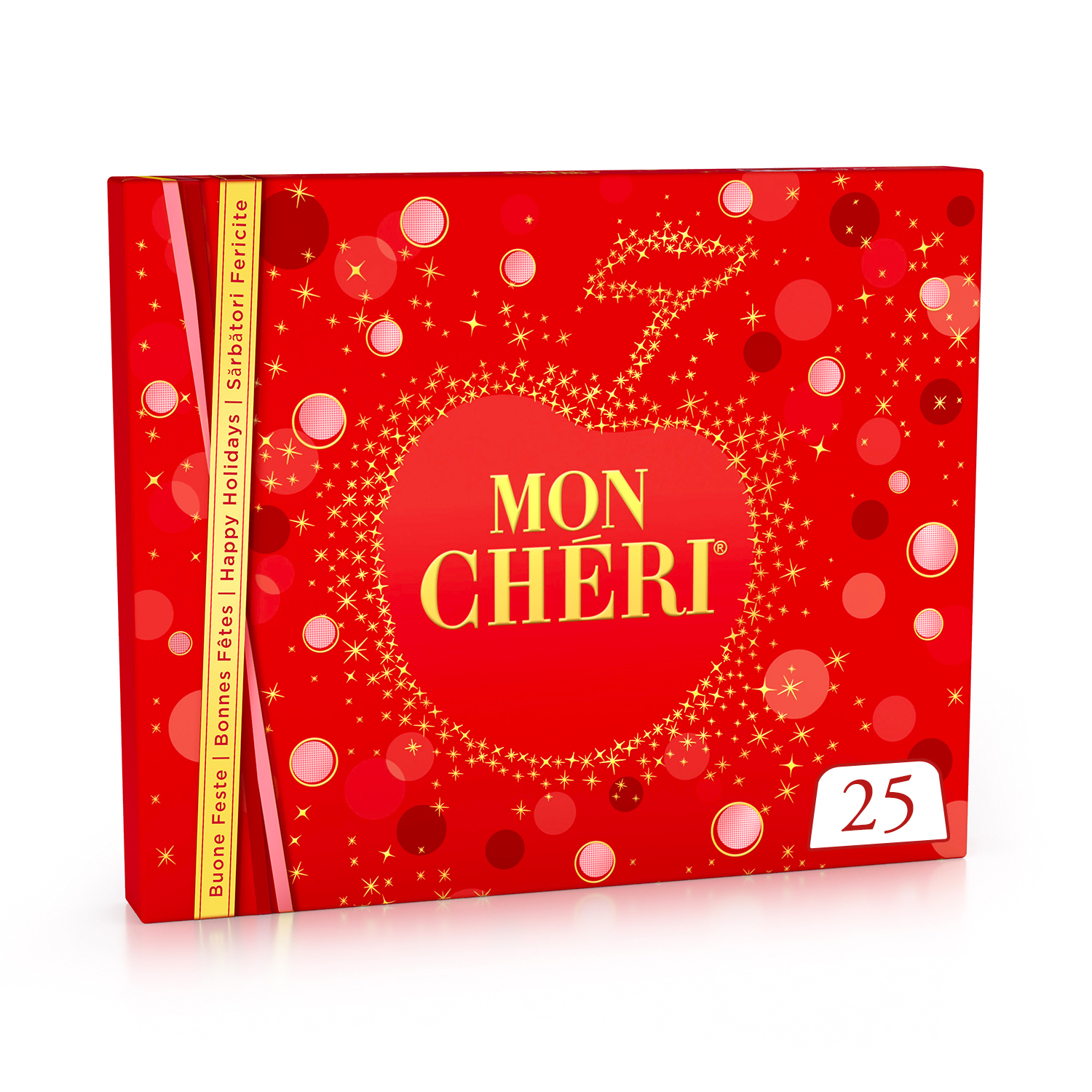 Mon chéri - Bonbons de chocolat fin fourrés cerise et liqueur x30 -  Supermarchés Match