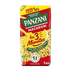 PANZANI Macaroni cuisson rapide  1kg