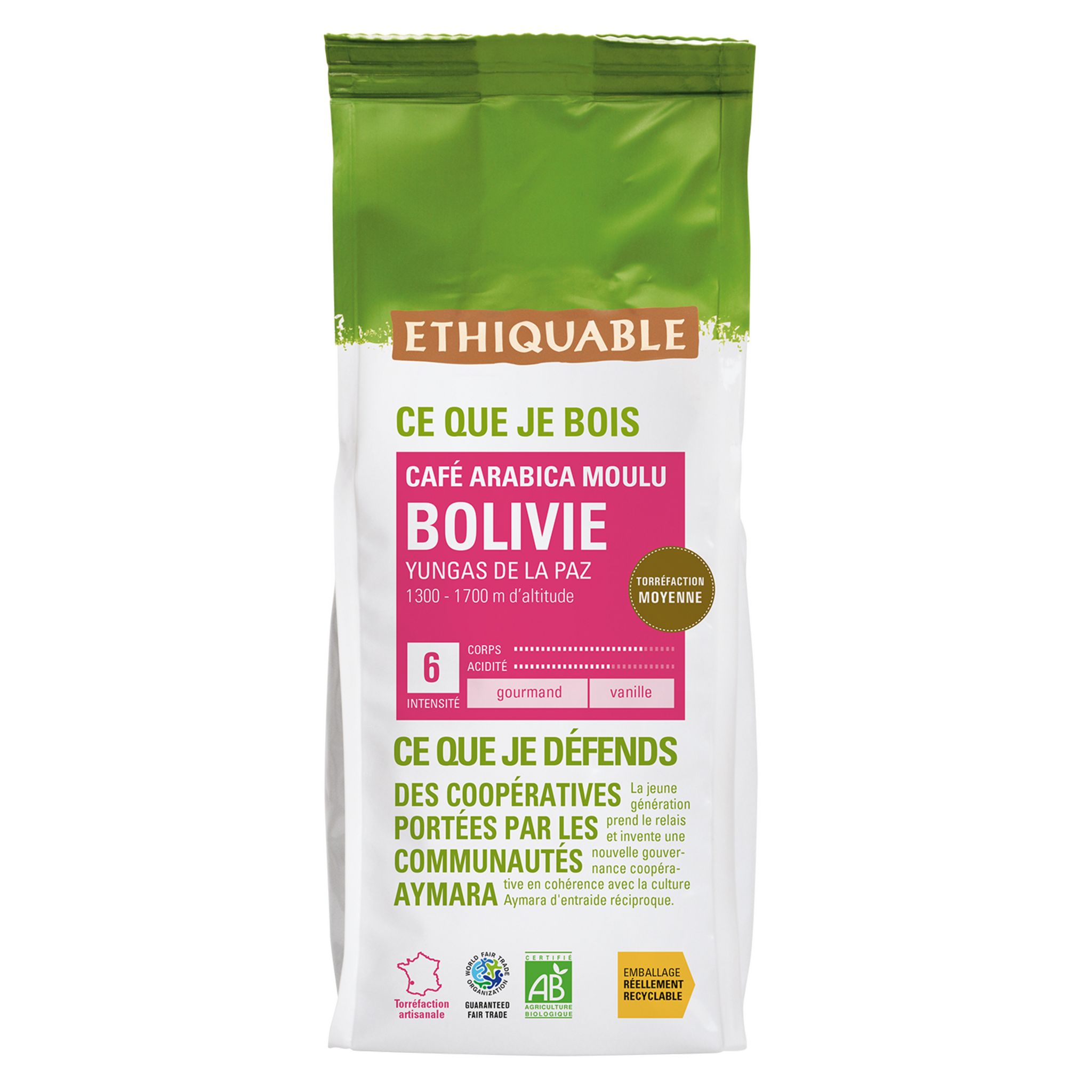 CAFE GRAIN BIO et Equitable 2x250g