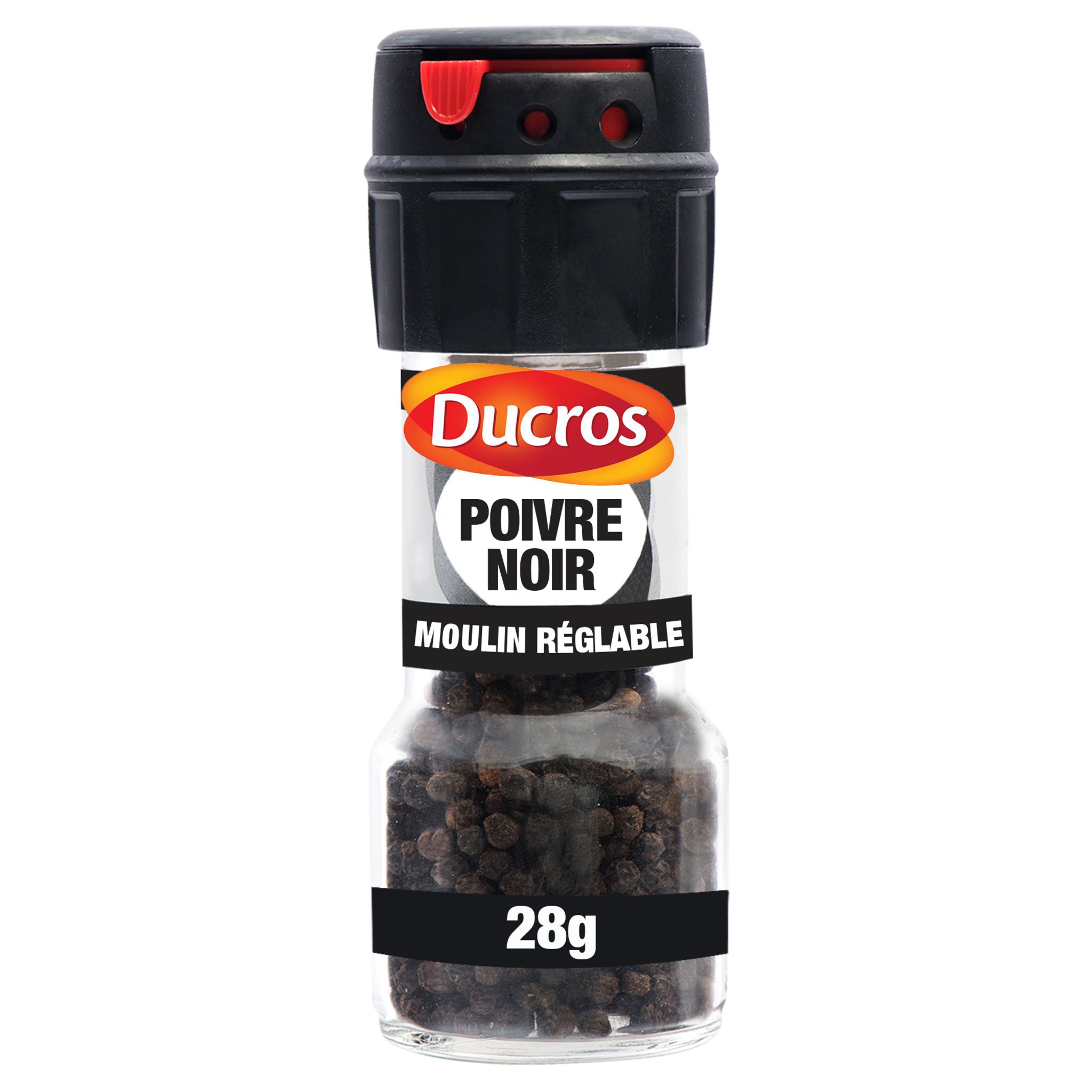 Auchan poivre noir moulu 50g