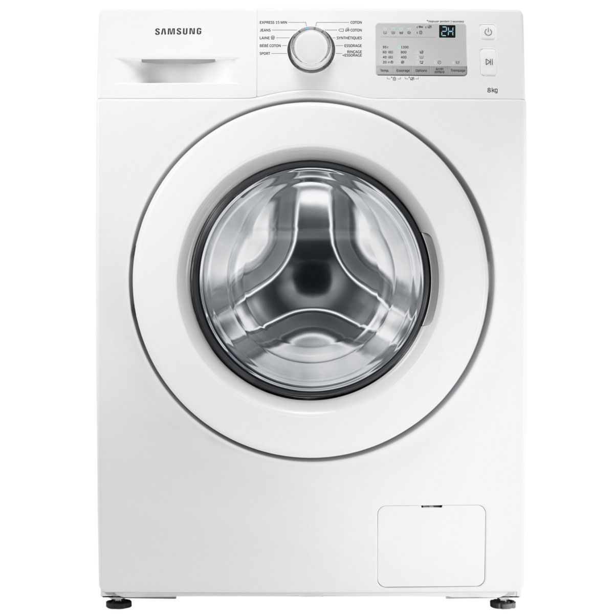 SAMSUNG Lave linge hublot WW90TA046TH, 9 kg, 1400 T/min pas cher