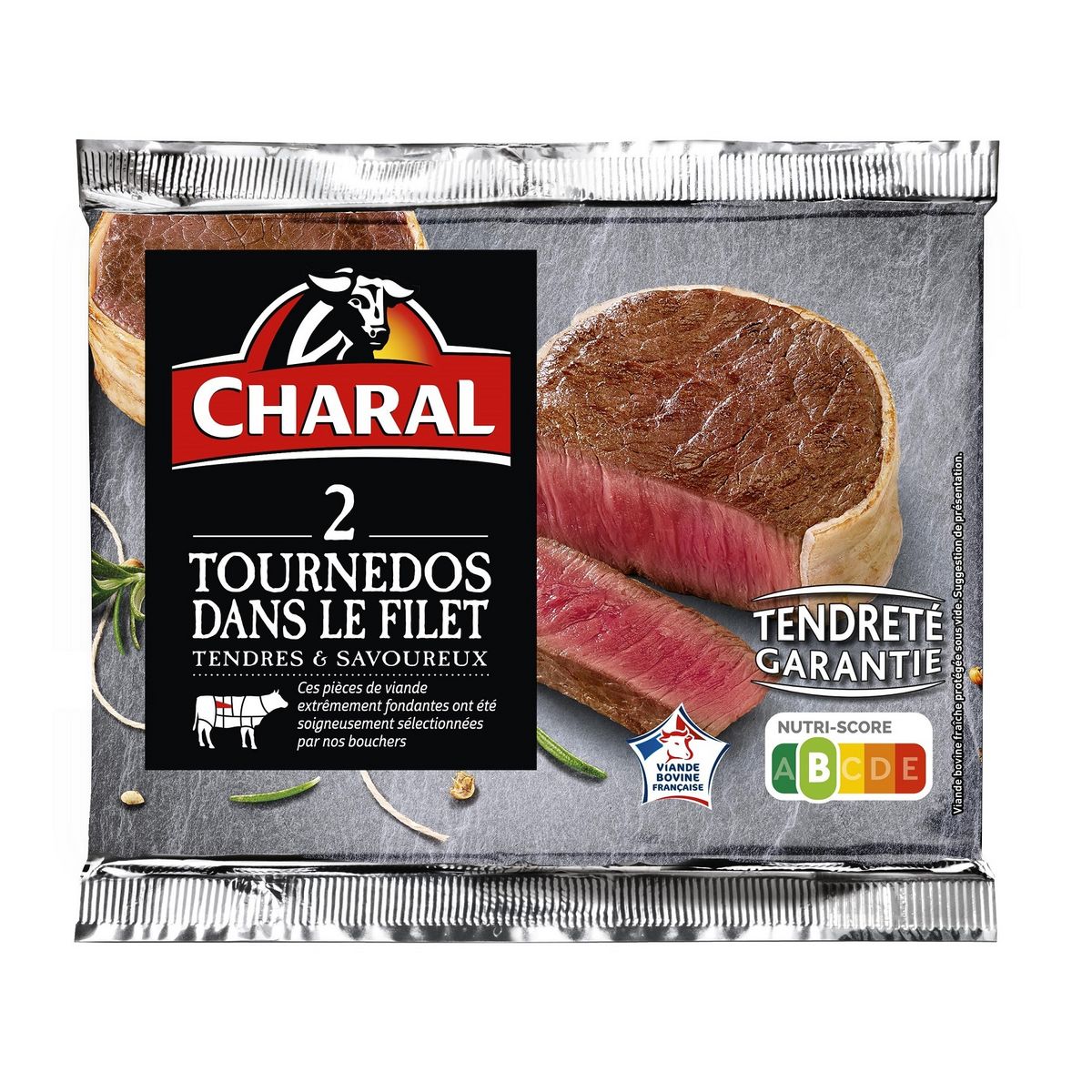 CHARAL Tournedos 2 pièces 280g