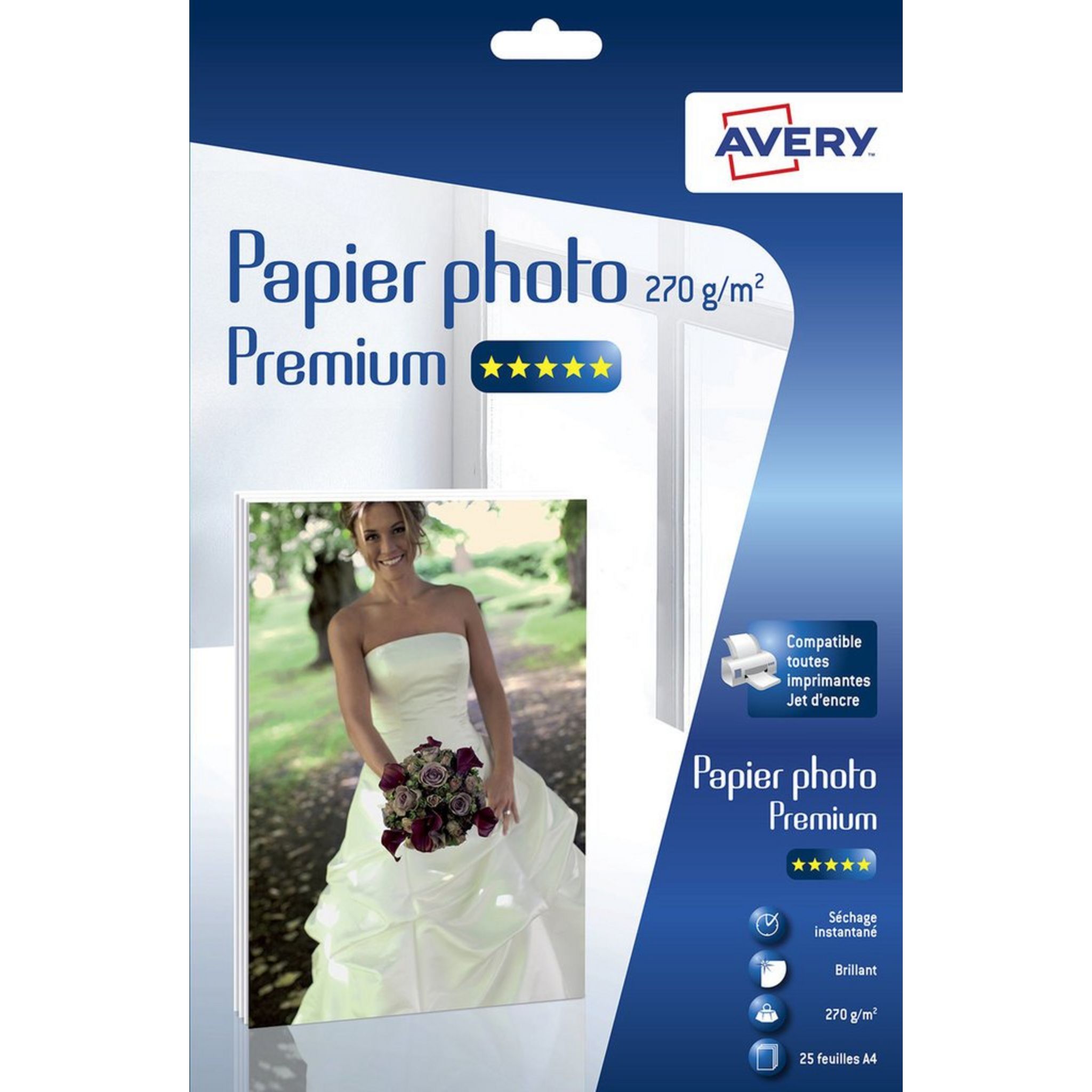 Micro Application Papier photo Photo Maxi Pack A4 Brillant 170g/m2
