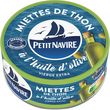 PETIT NAVIRE Miettes de thon à l'huille d'olive vierge extra 160g
