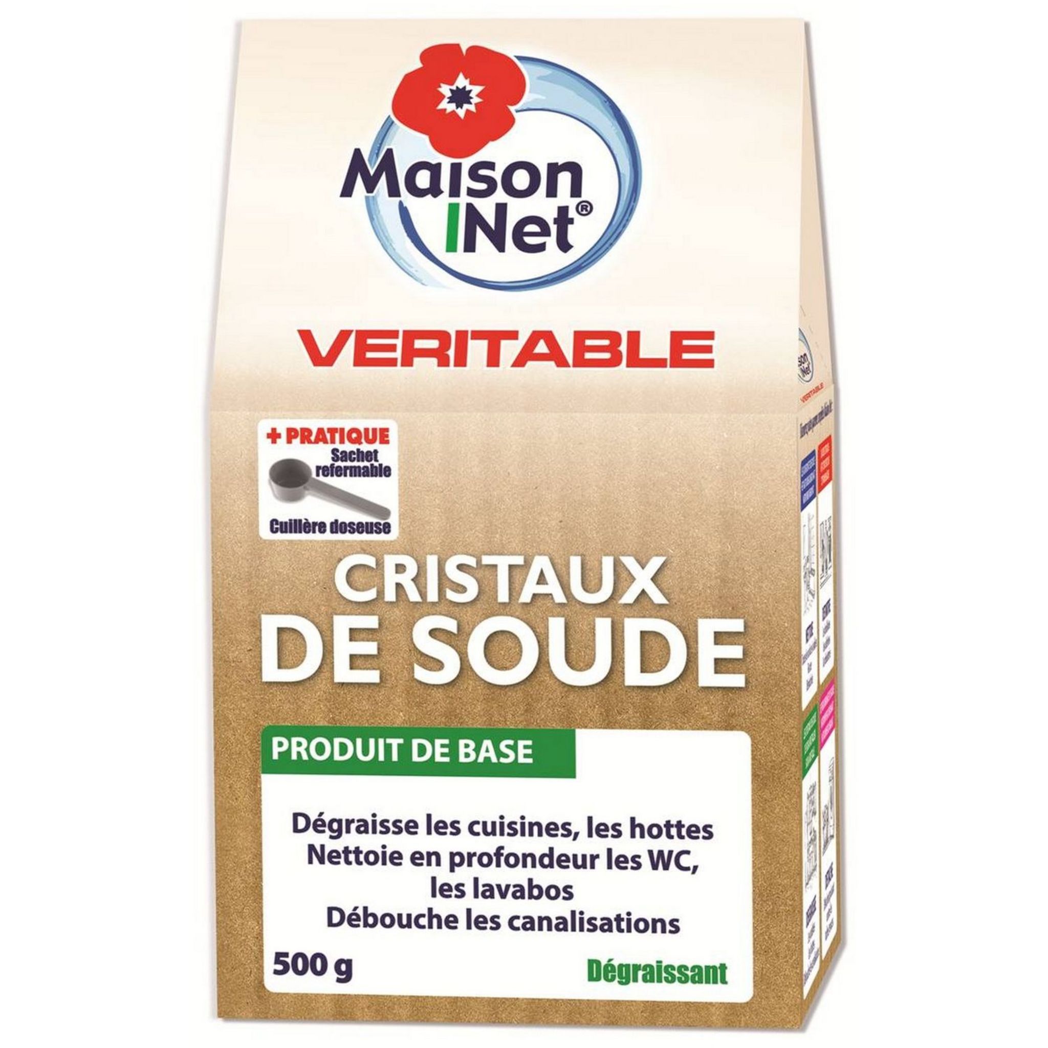 MAISON NET Cristaux de soude véritables 500g pas cher 