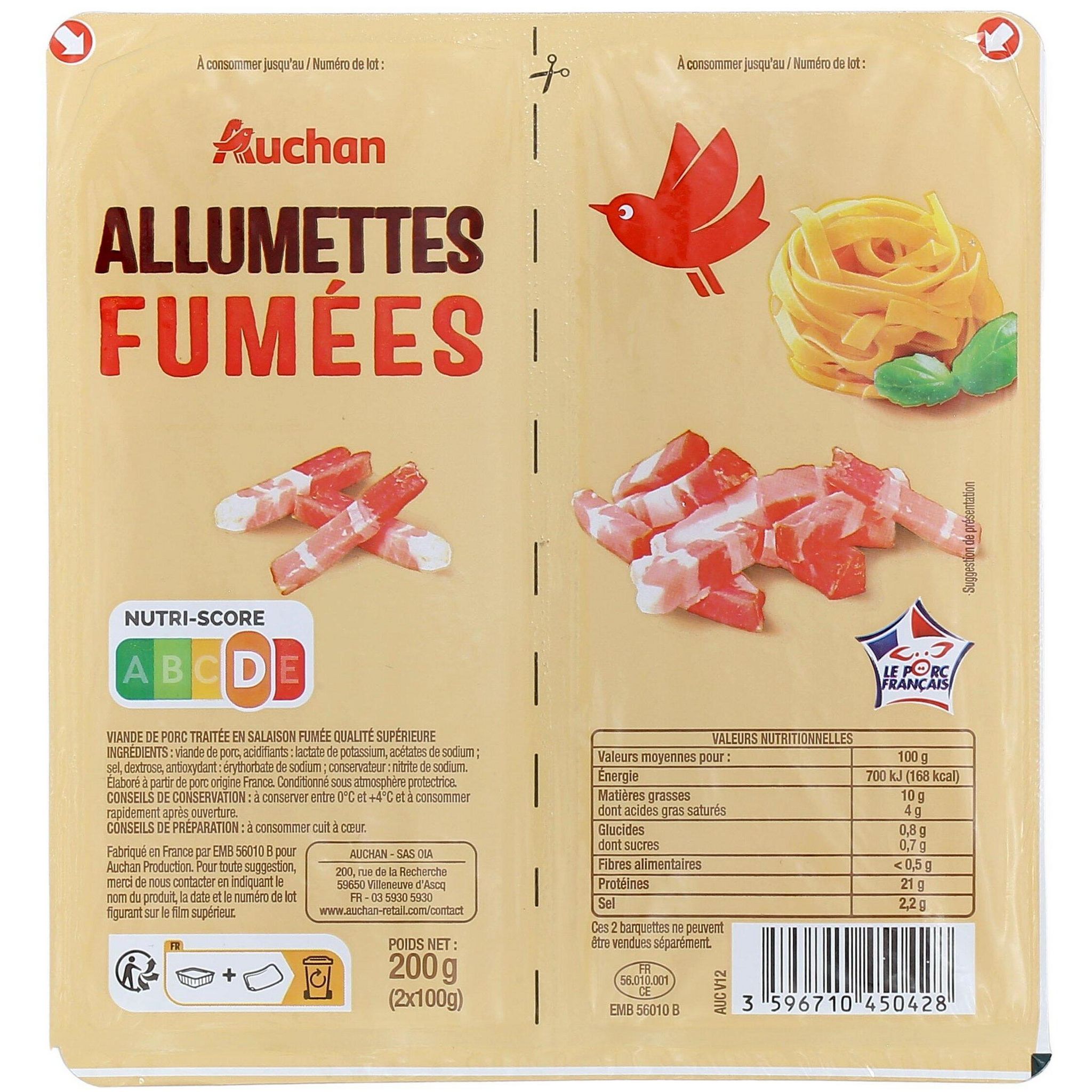 Allumettes 3x100 allumettes pas cher 