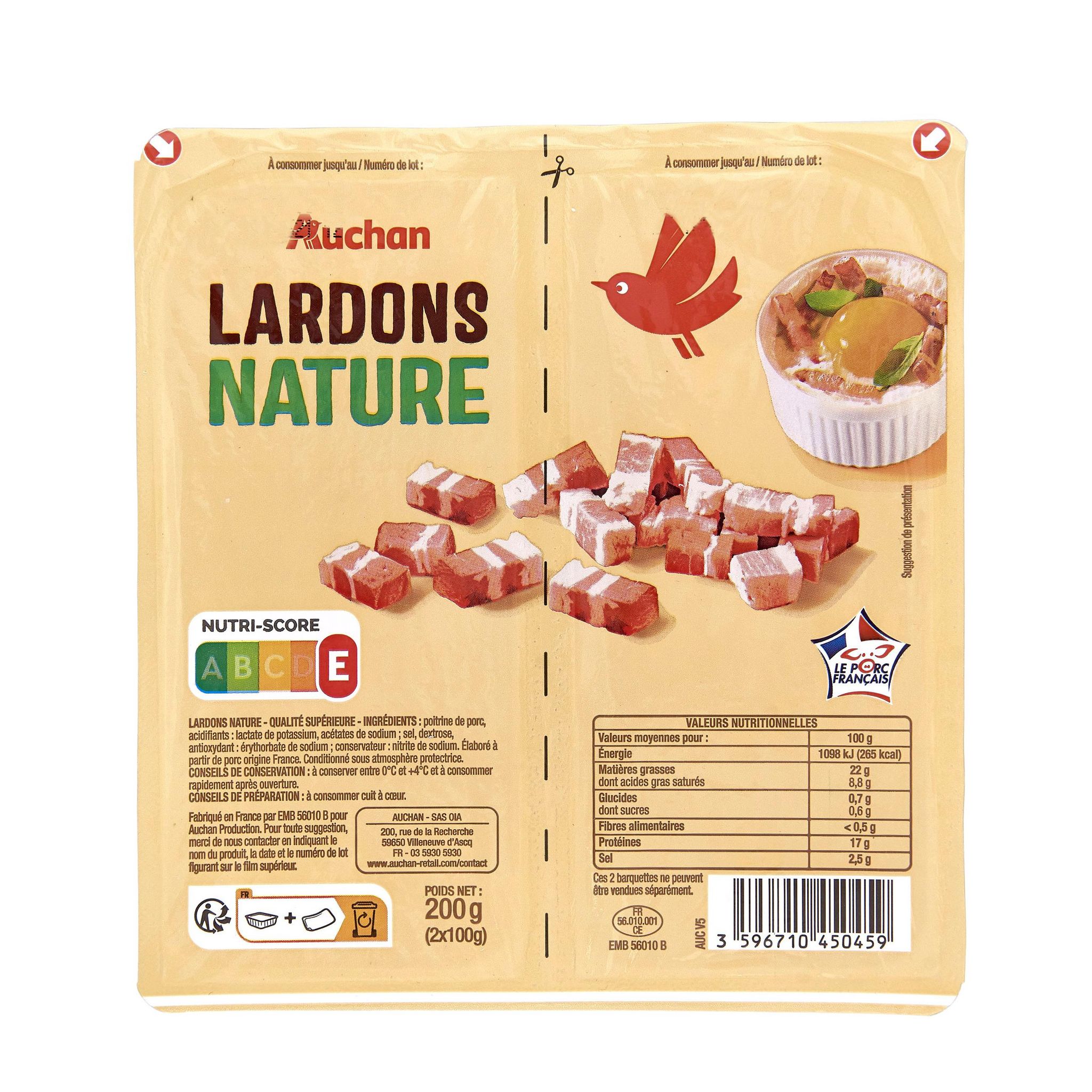 Lardons natures