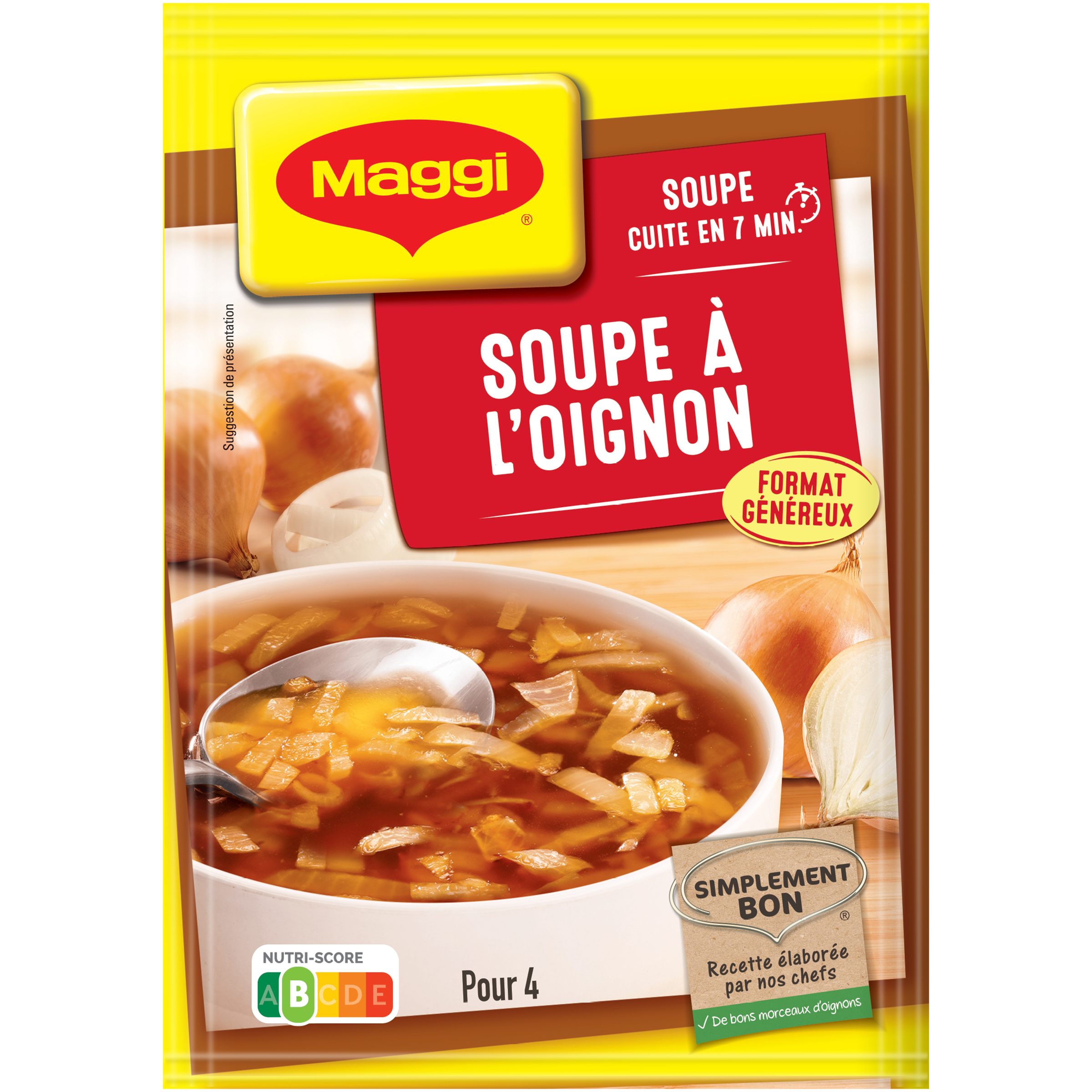 KNORR Soupe passée déshydratée 9 légumes 4 personnes 105g pas cher 