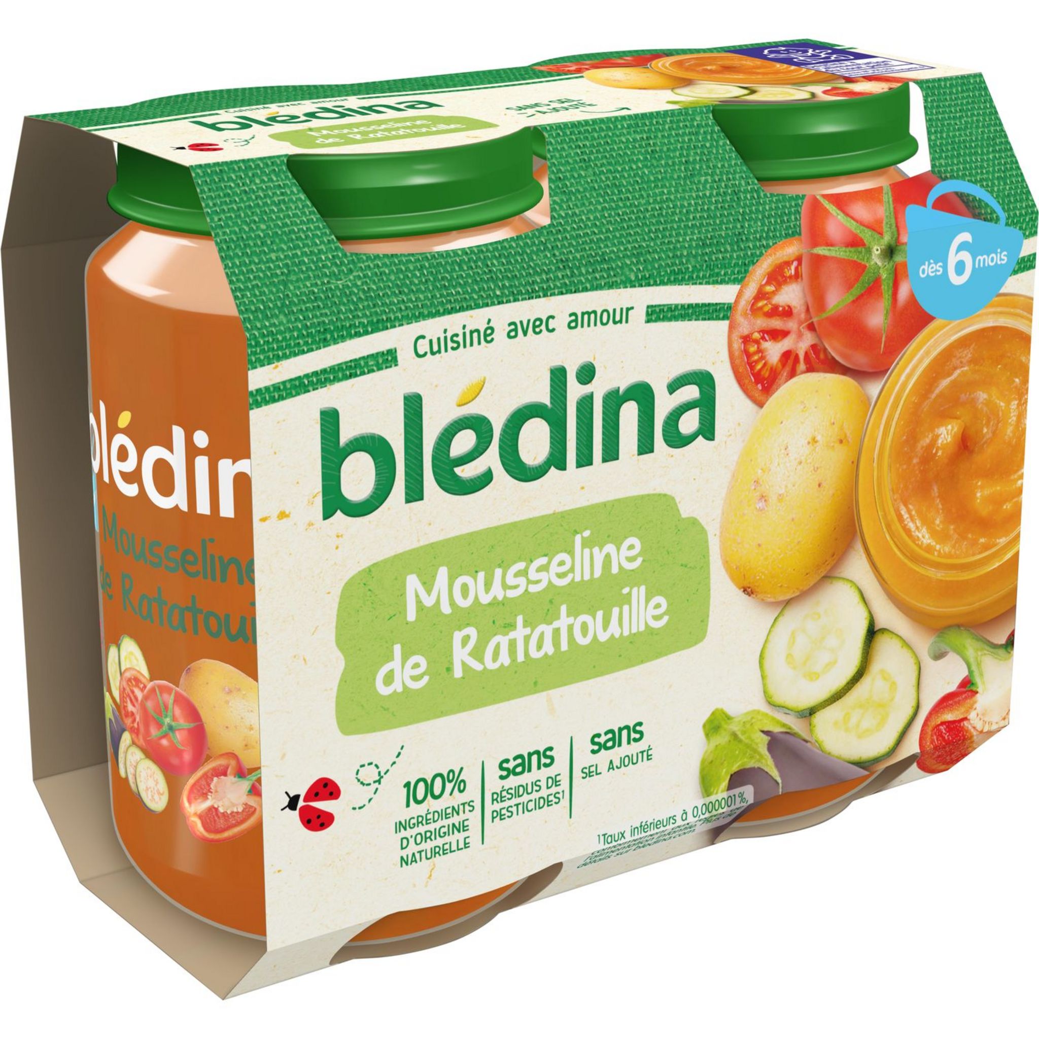 Blédina - Blédîner Ratatouille Petits Macaroni Touche de