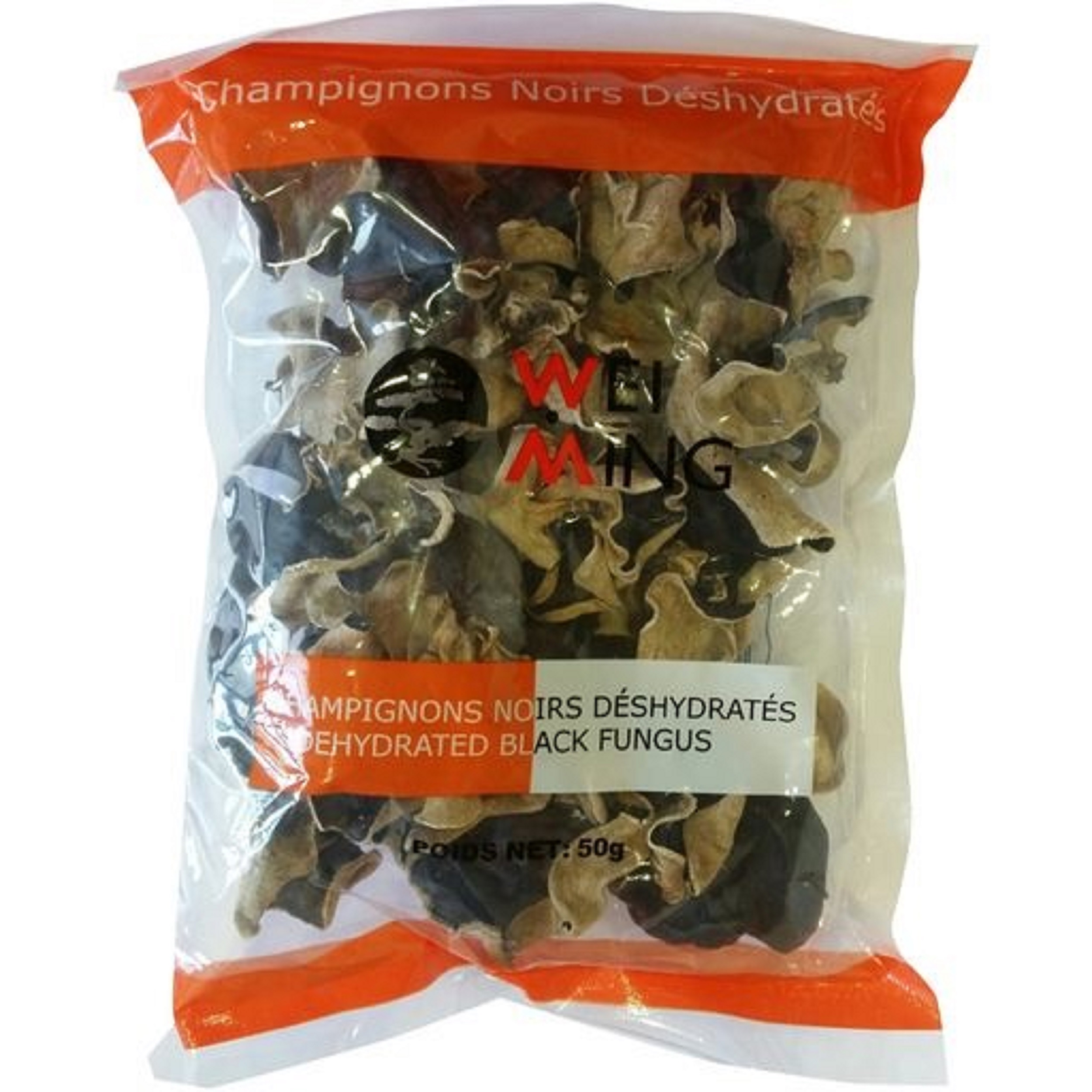 Champignons Noirs Déshydratés - Wei Ming - 50 g