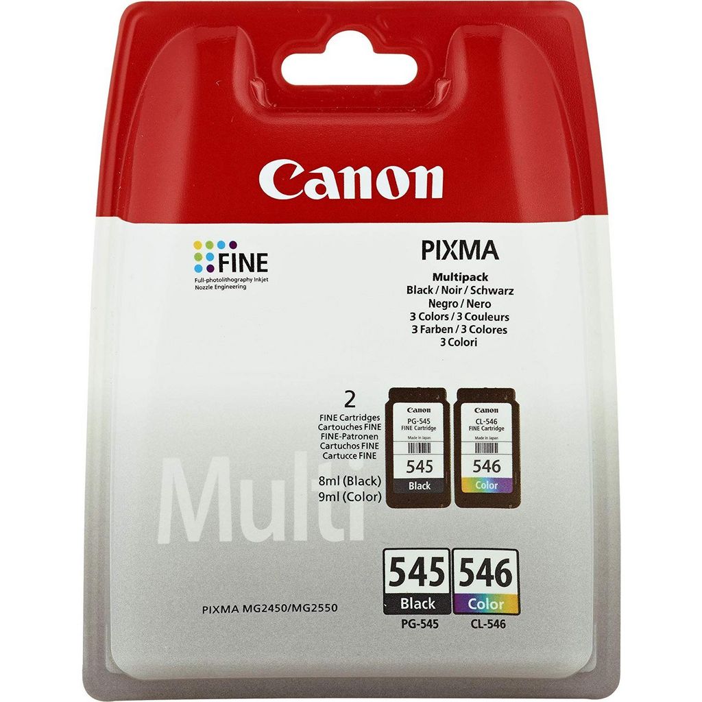 Canon Pixma iP2850 : X2 Multipack Cartouches Canon PG-545/CL-546