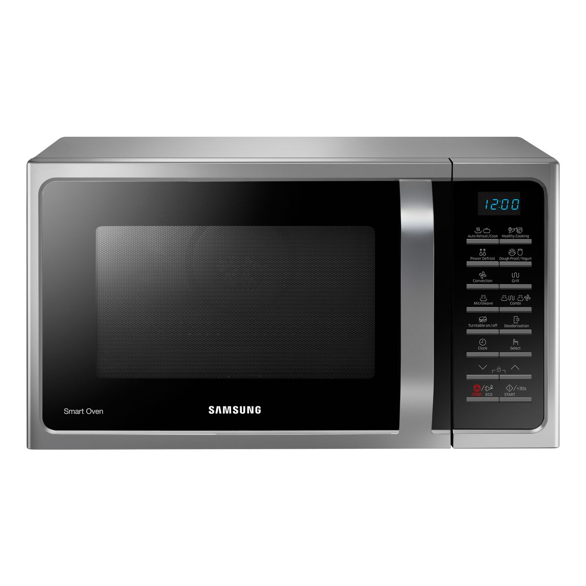 SAMSUNG Four micro-ondes combiné MC28H5015AS - 900 W - Capacité 28 L -  Argent pas cher 