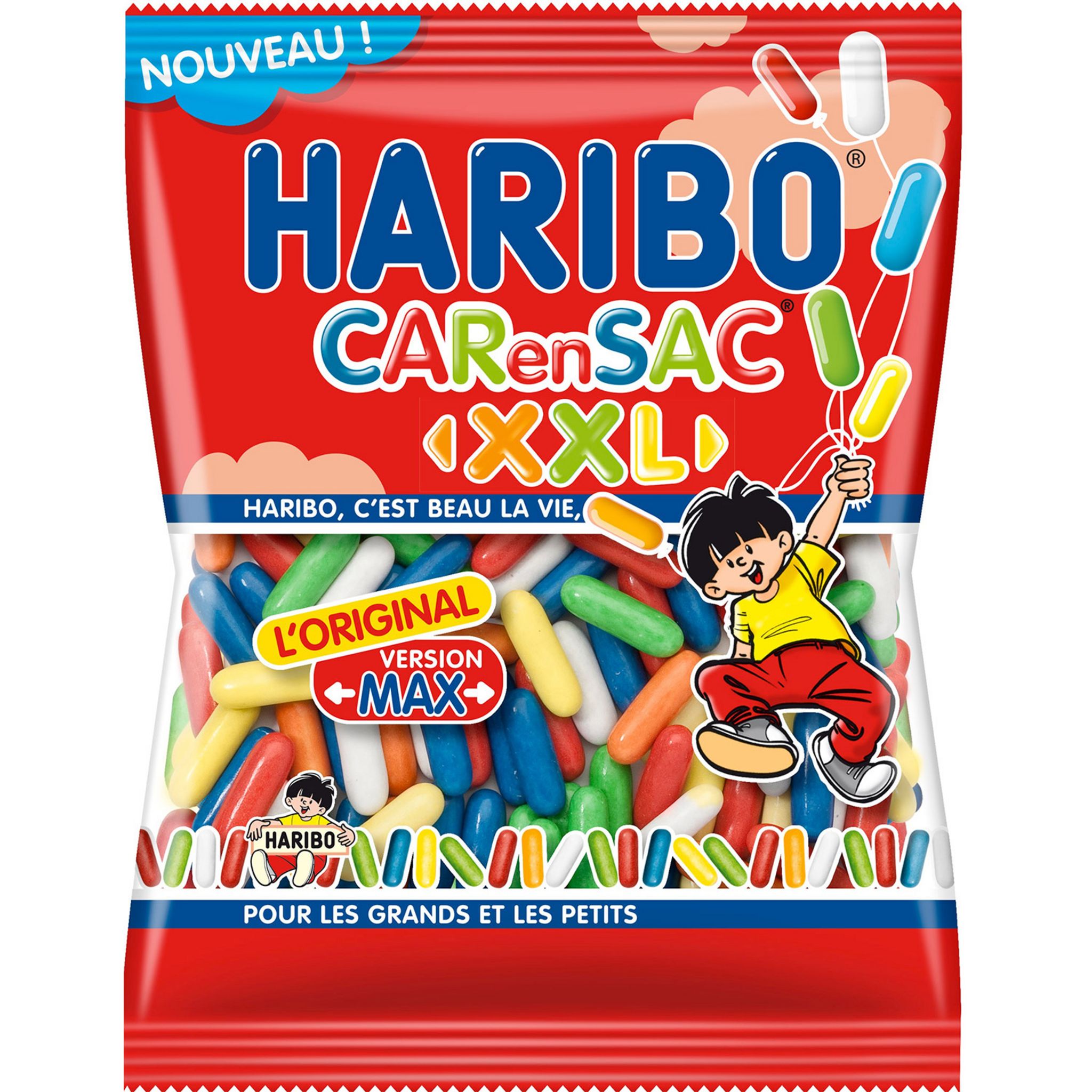 HARIBO Car en sac bonbons arômatisés à la réglisse 250g pas cher 