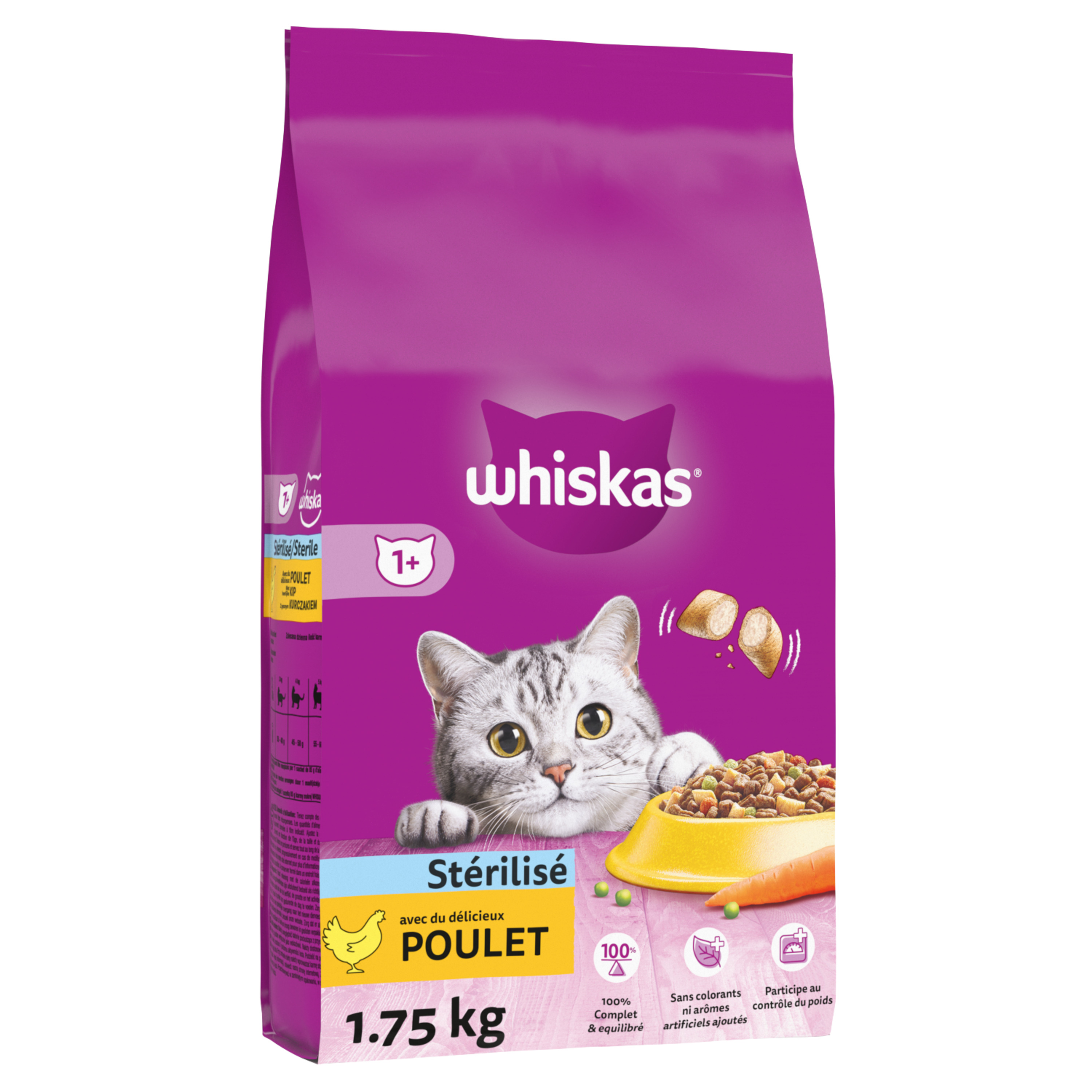 Sac de croquettes pour chat stérilisé 10 kg