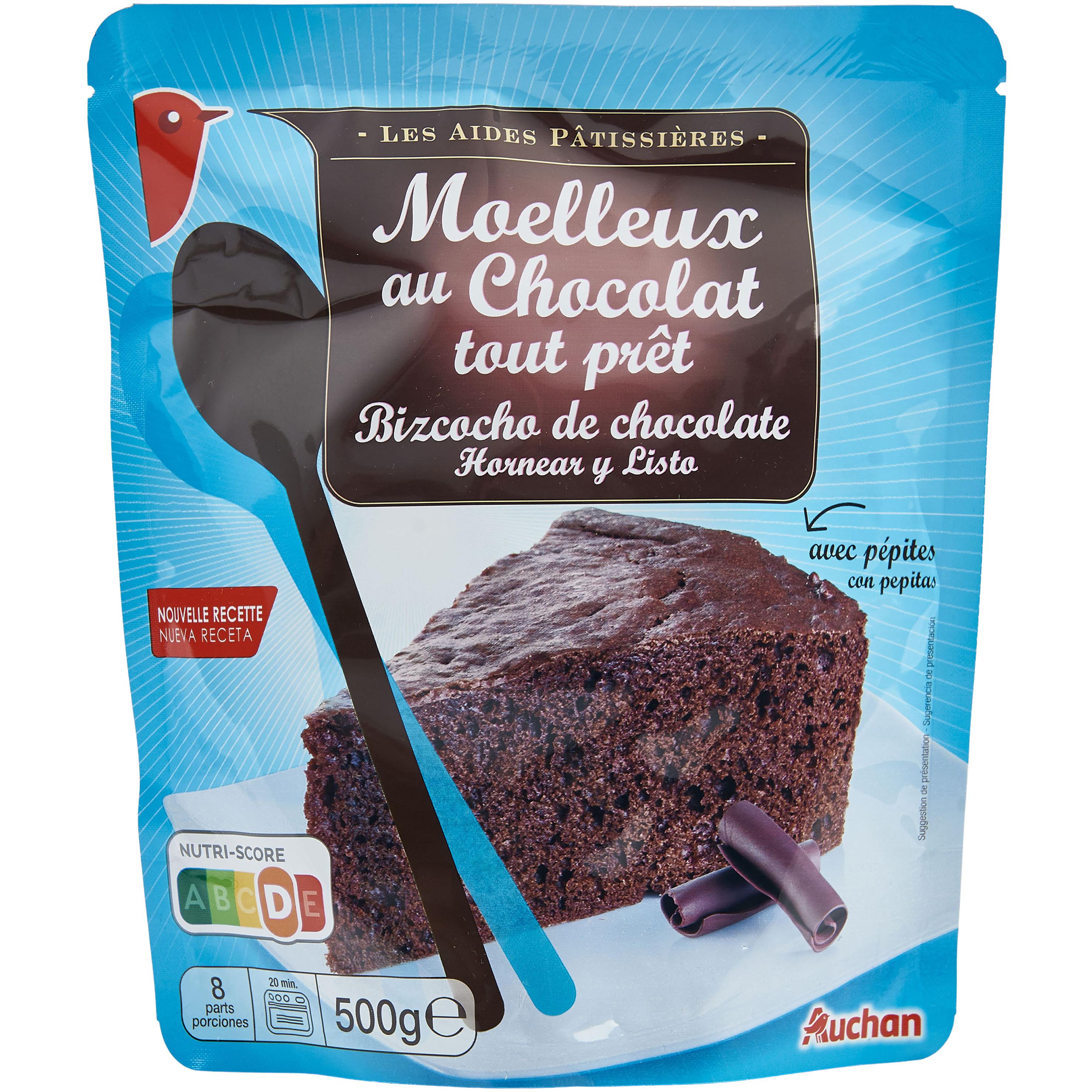 AUCHAN Mini moëlleux au chocolat sachets individuels 14 gâteaux 210g pas  cher 