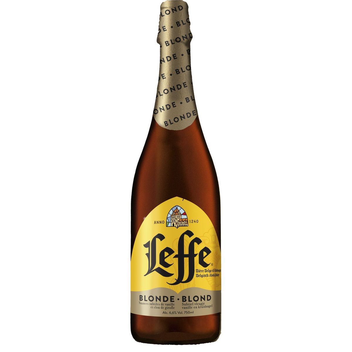 LEFFE Bière blonde 6,6% 75cl
