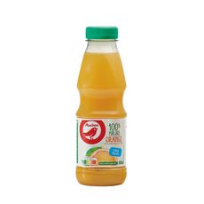 AUCHAN Pur jus d'orange sans pulpe bouteille 50cl