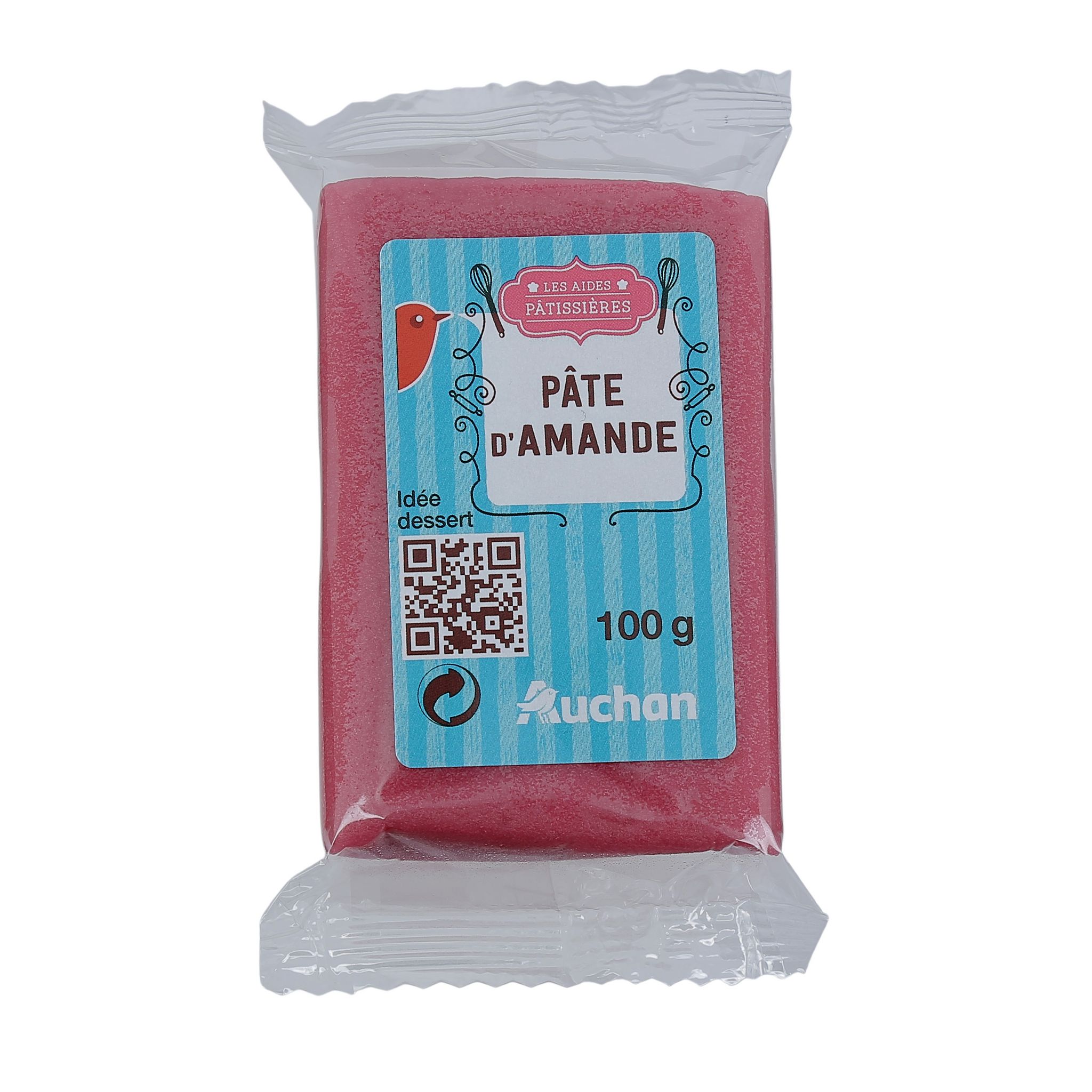 AUCHAN Pâte à sucre jaune 100g pas cher 