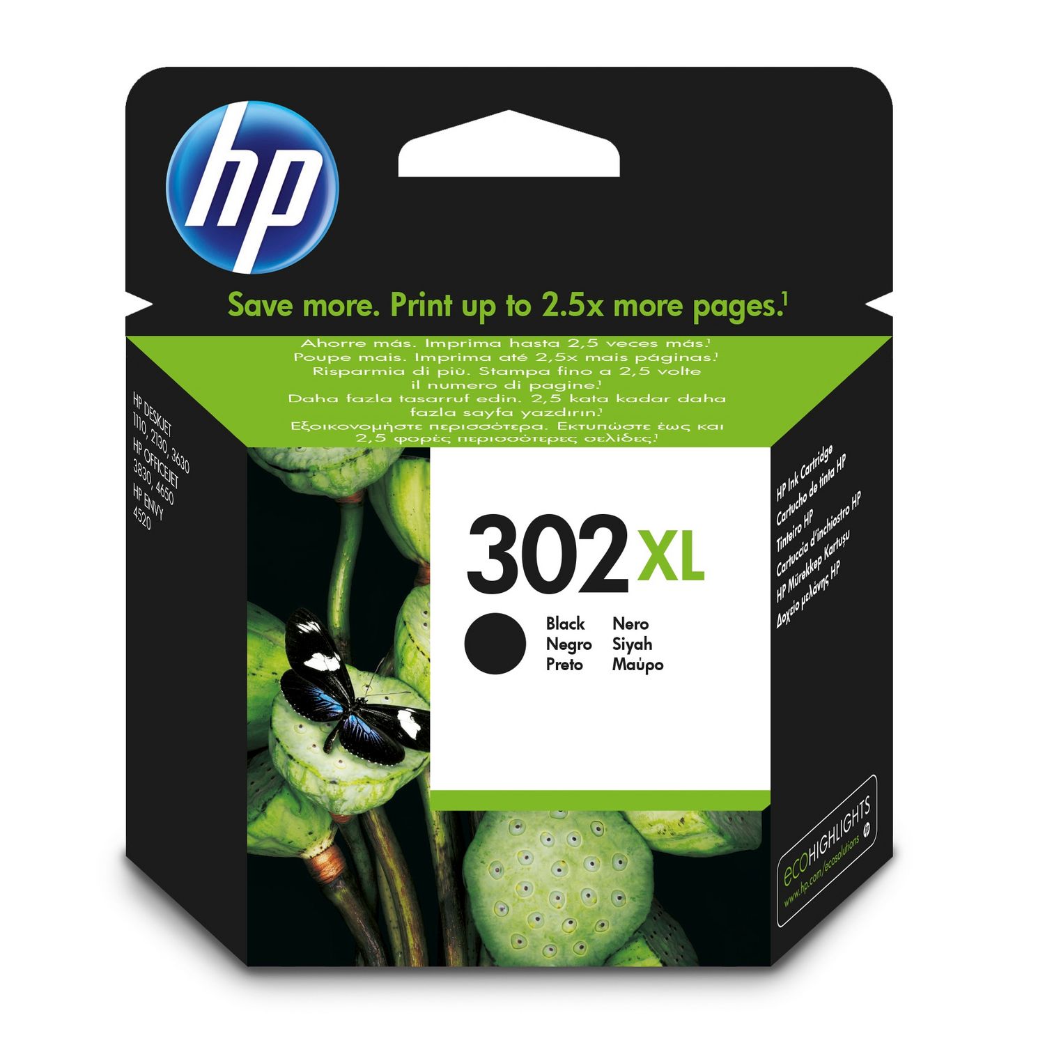 Cartouche d'encre HP 302XL (Noir) à prix bas