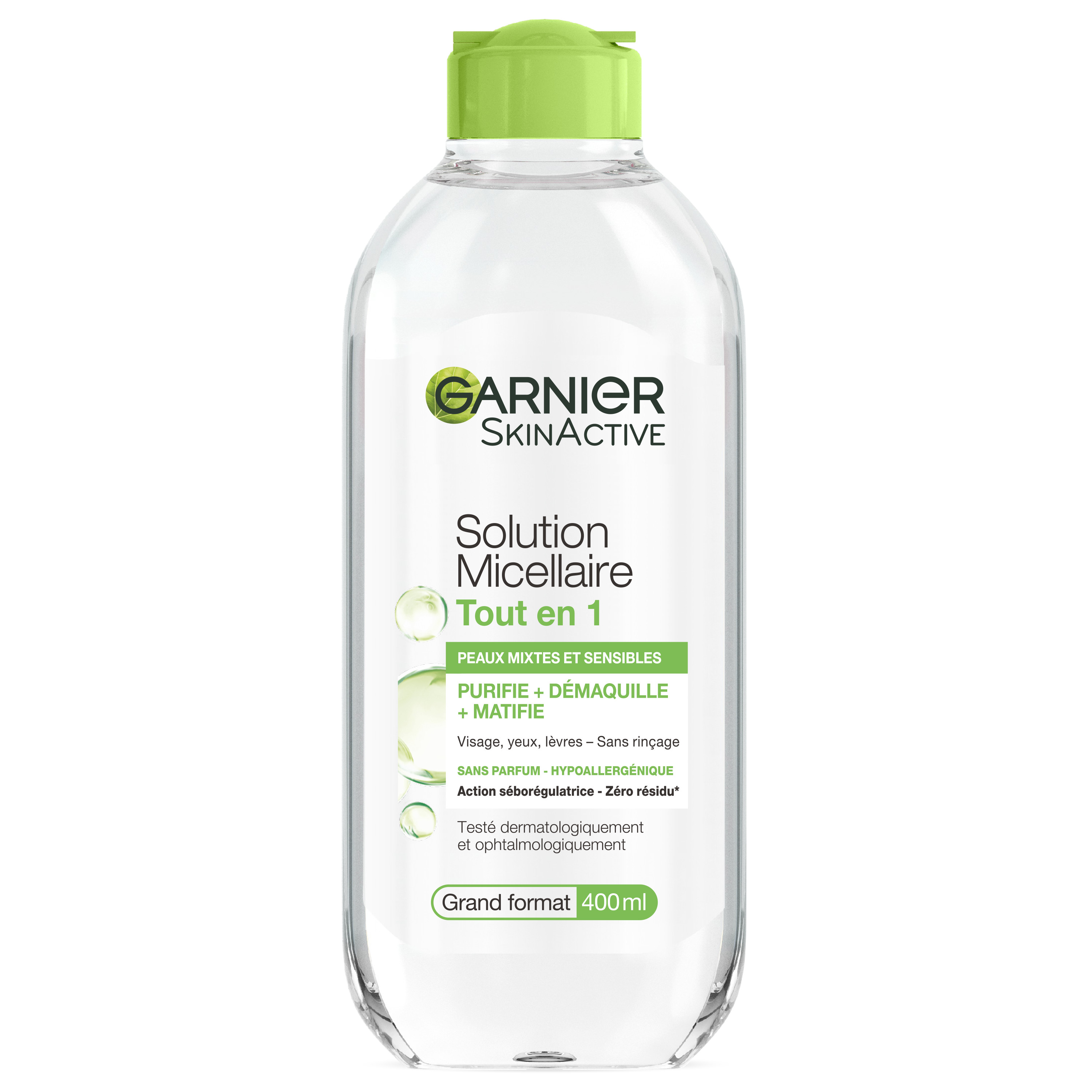 Eau micellaire skin active tout en 1 garnier 400ML