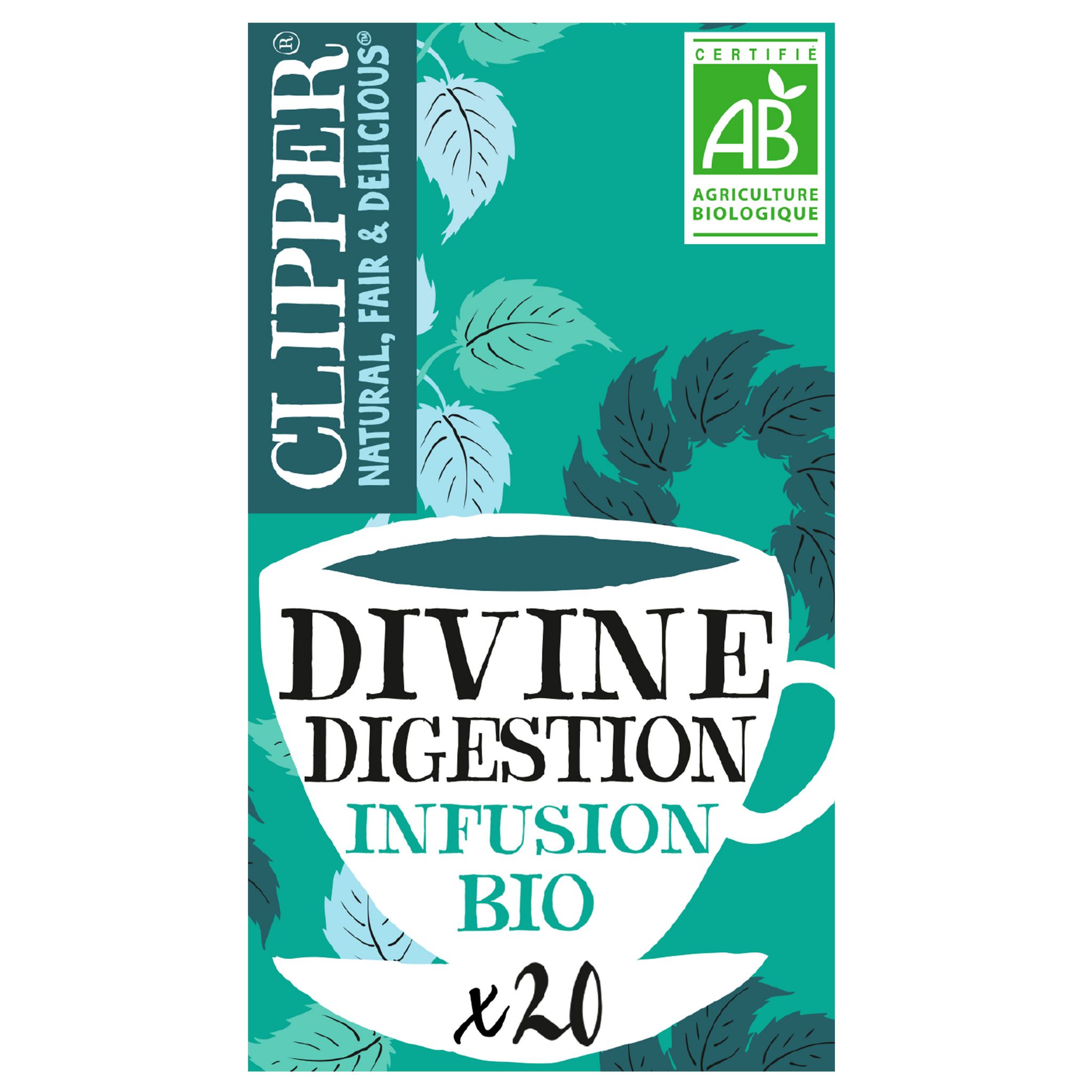 AUCHAN BIO Infusion au thé vert verveine et menthe poivrée 20 sachets 30g  pas cher 