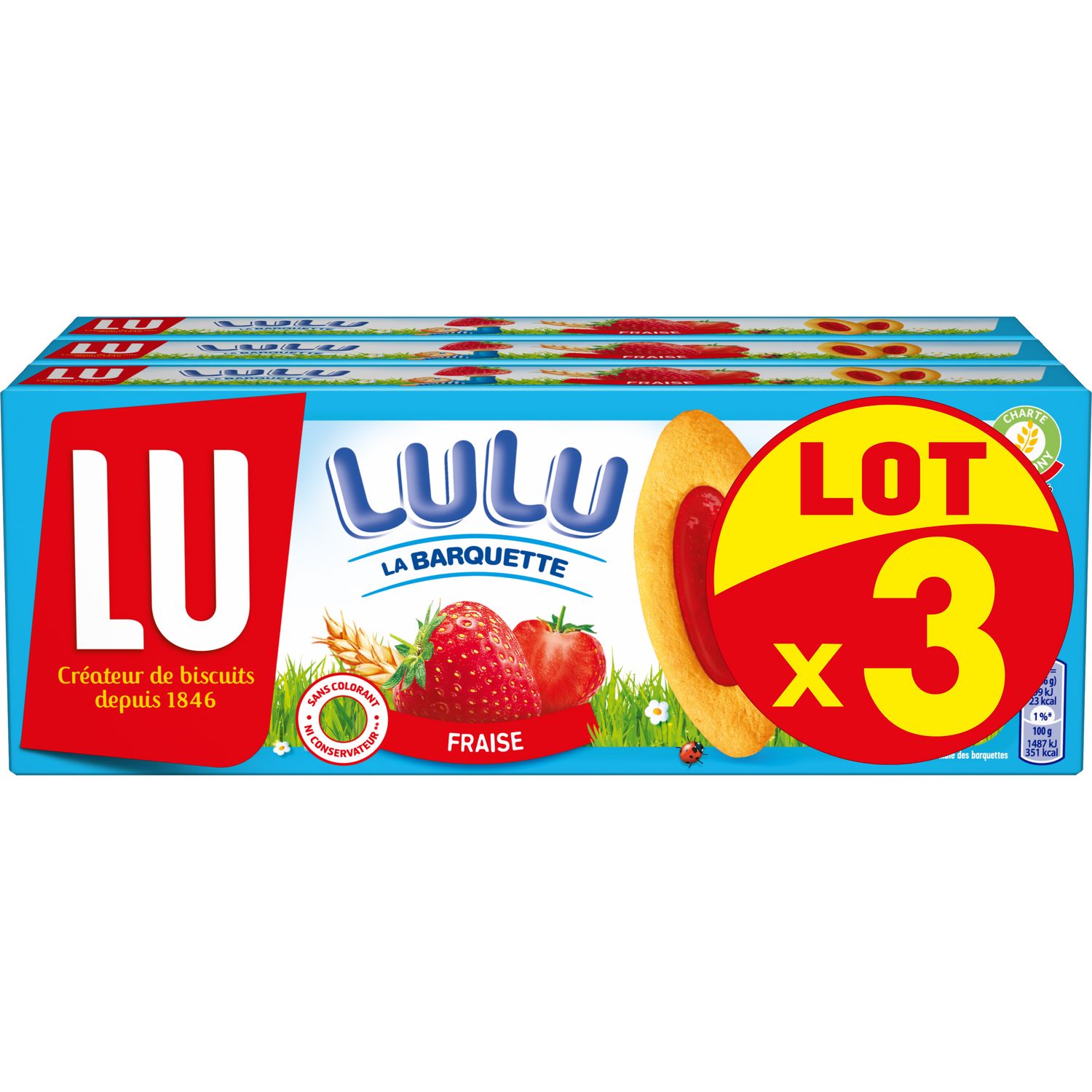 LU Lulu barquettes au chocolat 120g pas cher 