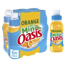 OASIS Boisson aux fruits saveur duo d'oranges bouteilles 6x25cl