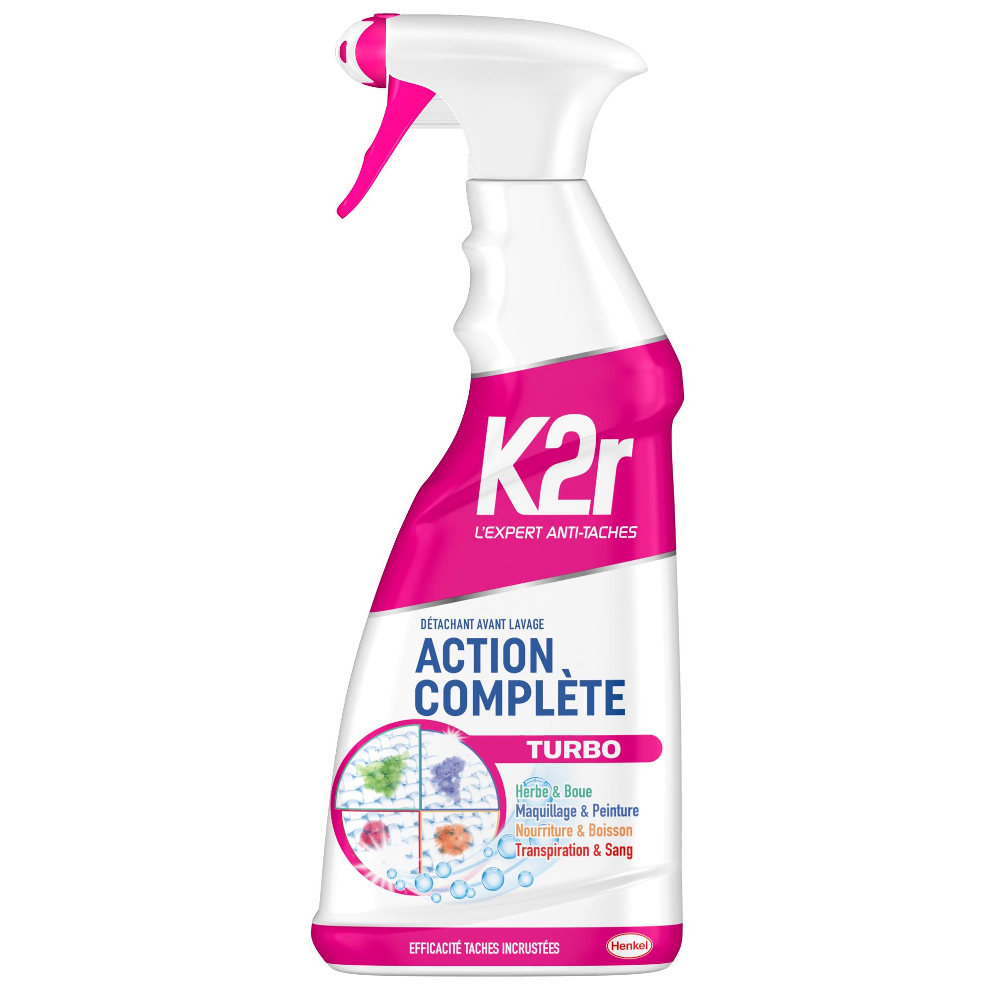 K2R Détachant pistolet avant lavage action complète 750ml pas cher