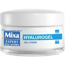 MIXA Soin hyalurogel gel-crème hydratant 24h peaux sensibles 50ml