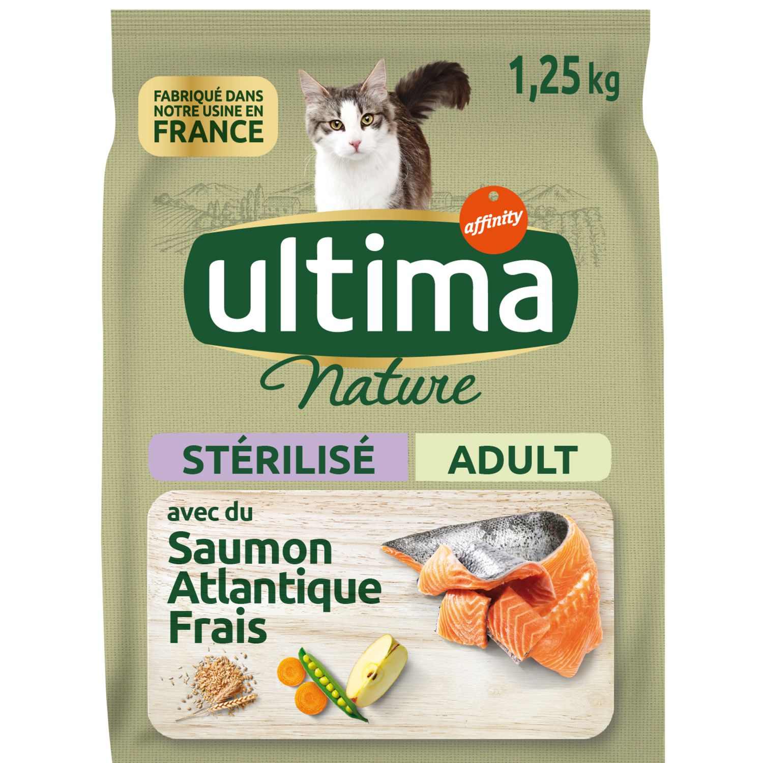 WHISKAS® Croquettes Au Saumon Pour Chat Adulte Stérilisé 1,75kg