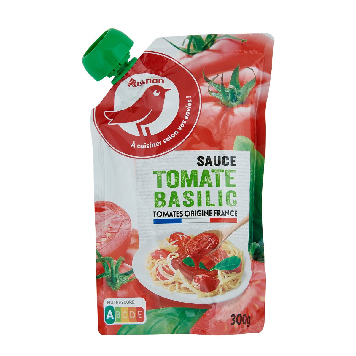 AUCHAN Sauce tomate basilic sachet 300g