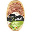 SODEBO Pizza l'ovale lardons chèvre affiné 1 portion 200g