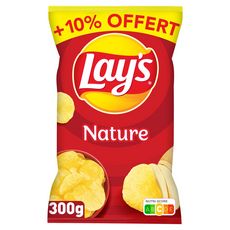 LAY'S Chips nature  300g +10% offert