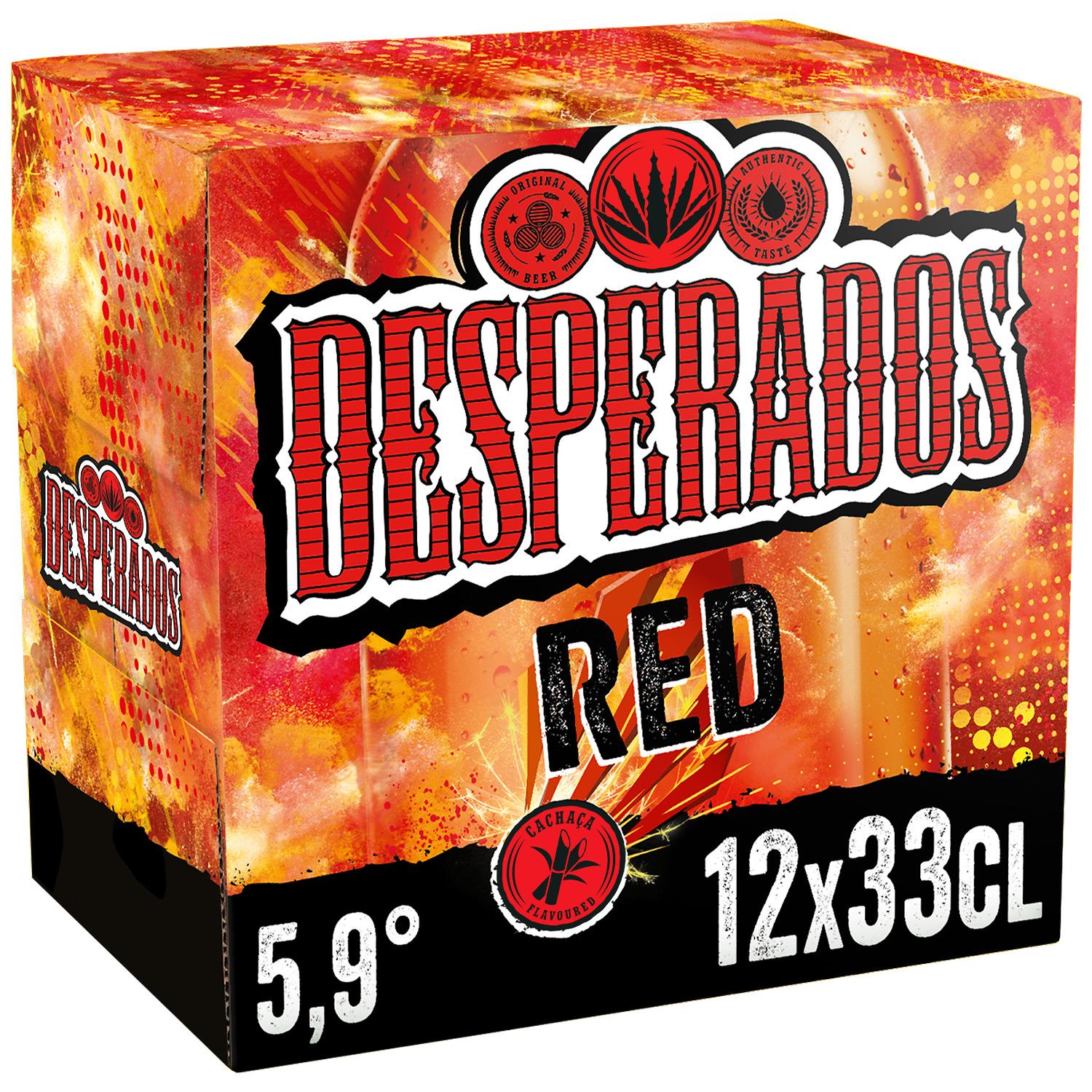 5 Verre à bière DESPERADOS gravé EN CARTON