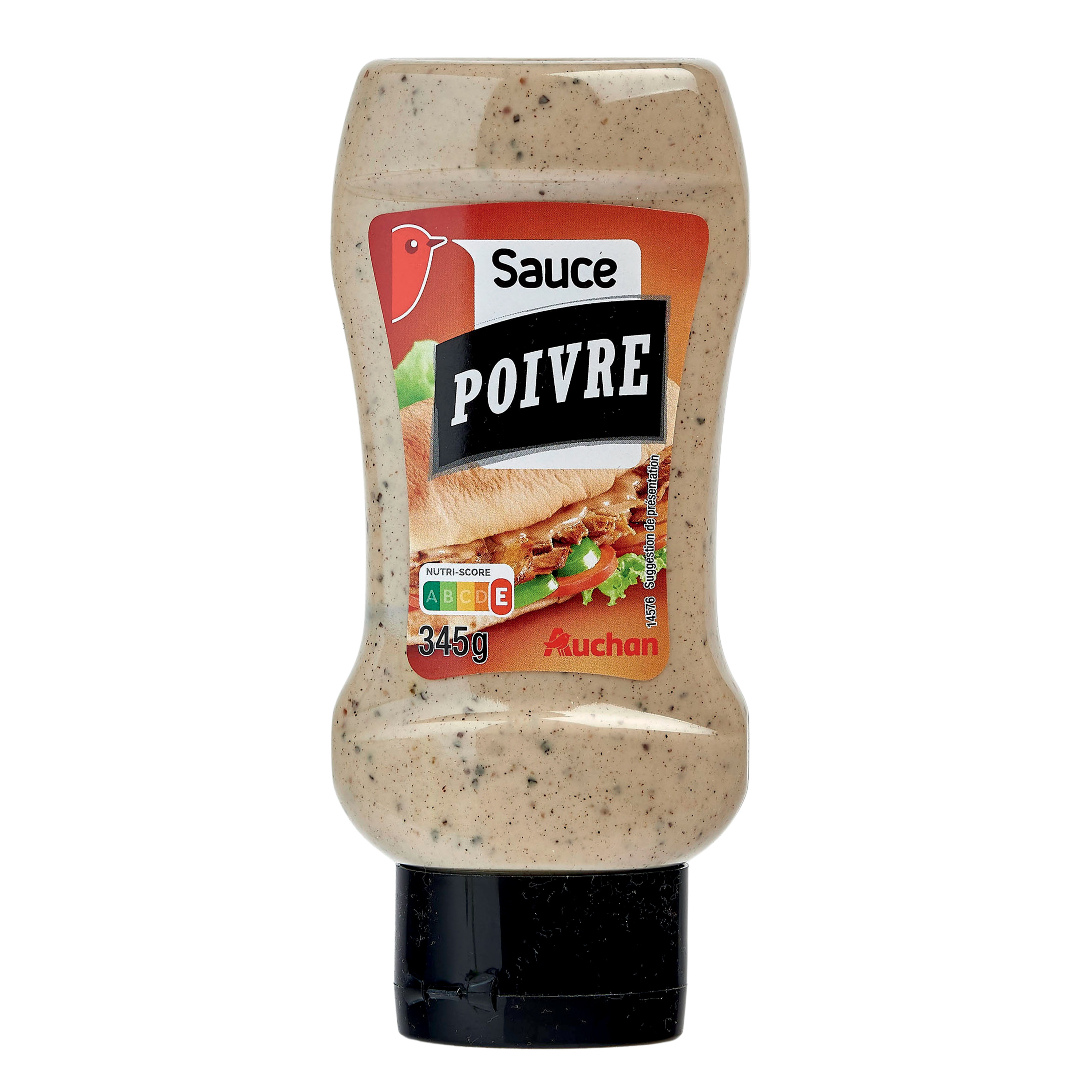 Sauce poivre en flacon souple 350g BOUTON D'OR - KIBO