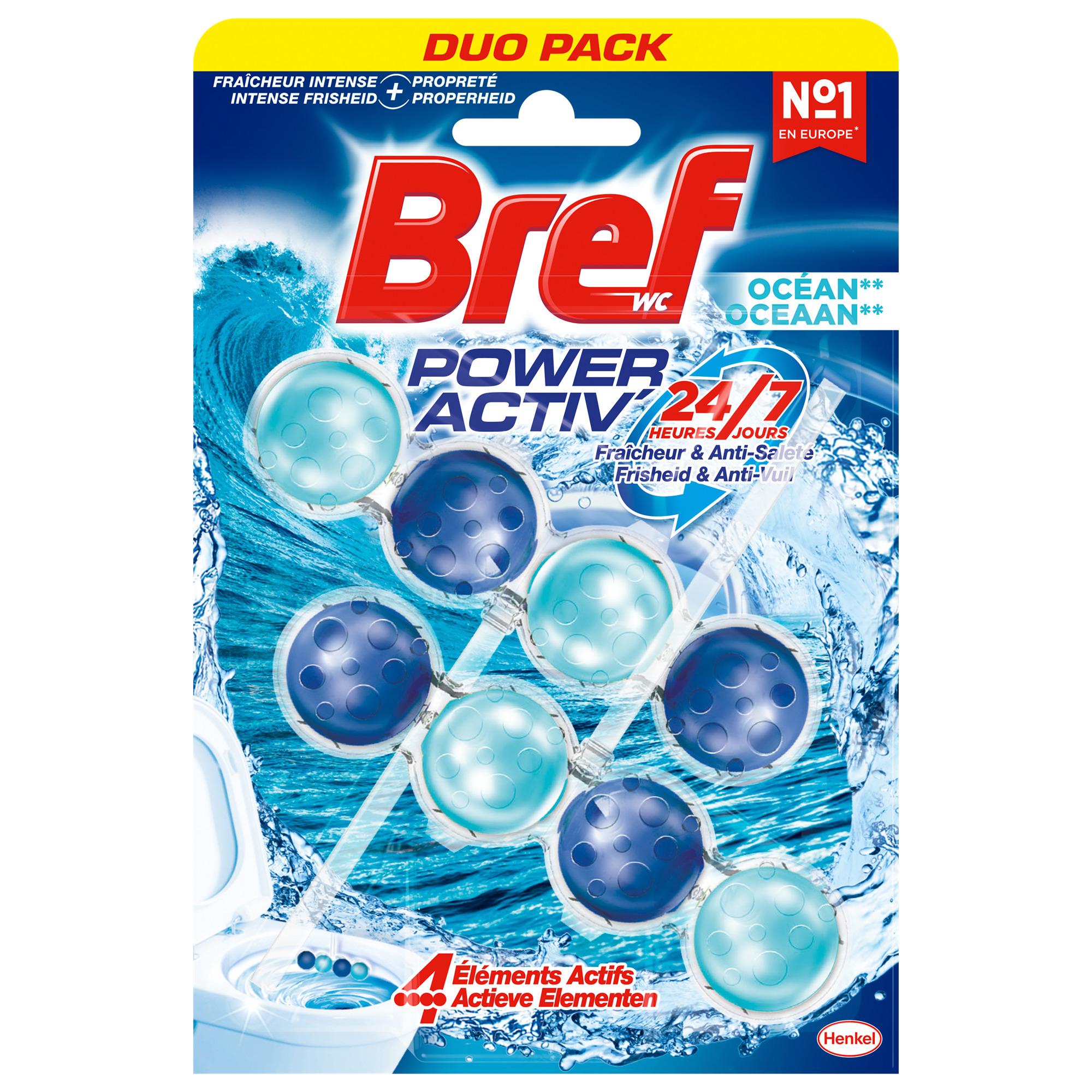 BREF WC Power Activ Blocs WC fraîcheur océan 2 blocs pas cher 