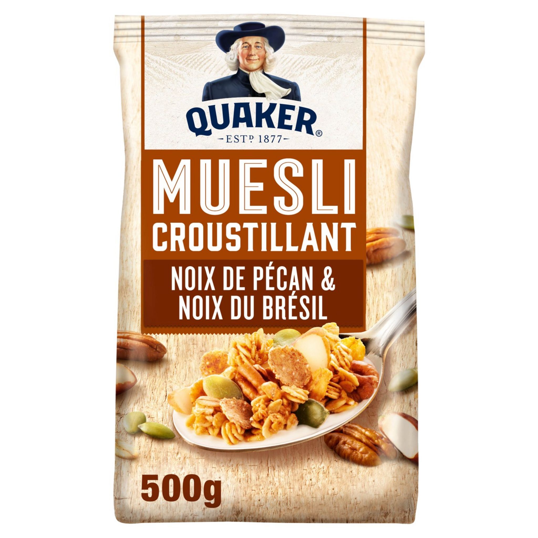 Achat Muesli protéiné - Croquant aux noix à faible teneur en sucre (400g)  en gros