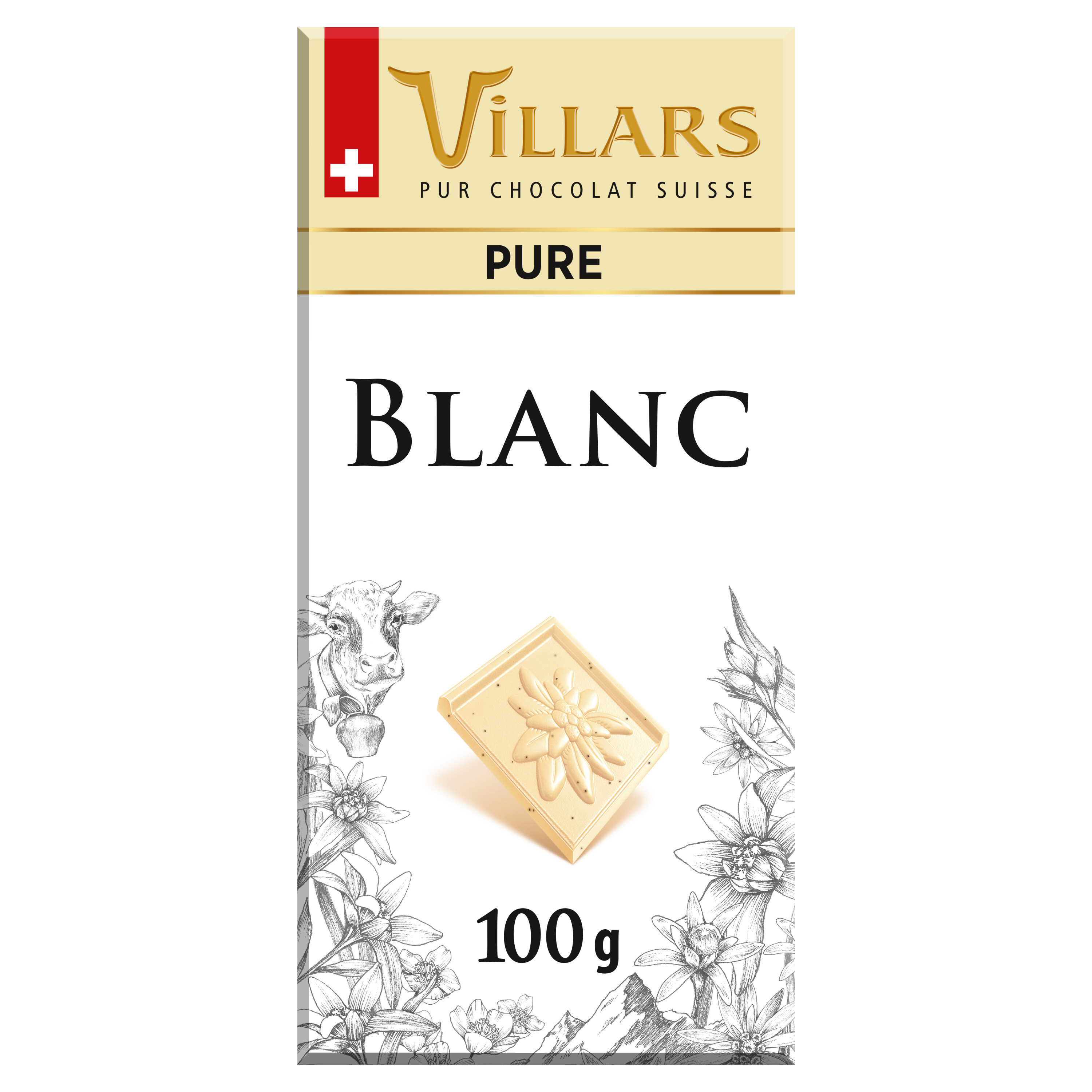 AUCHAN Tablette de chocolat dessert blanc 1 pièce 180g pas cher 