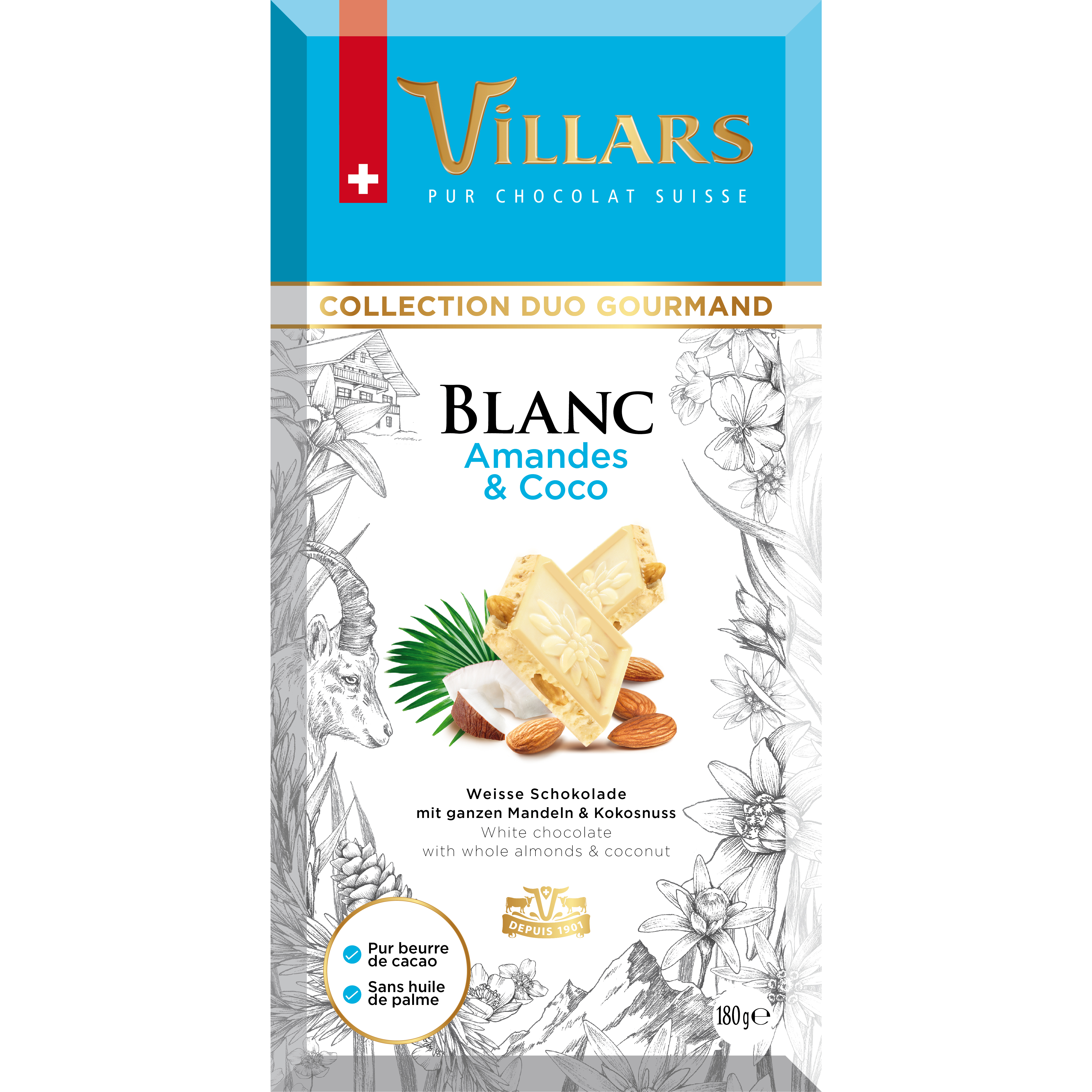 NESTLE GALAK Tablette De Chocolat Blanc 100 G – épicerie les 3 gourmets