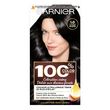 GARNIER 100% Color crème coloration pour cheveux foncés 1.0 noir intense 4 produits 1 kit