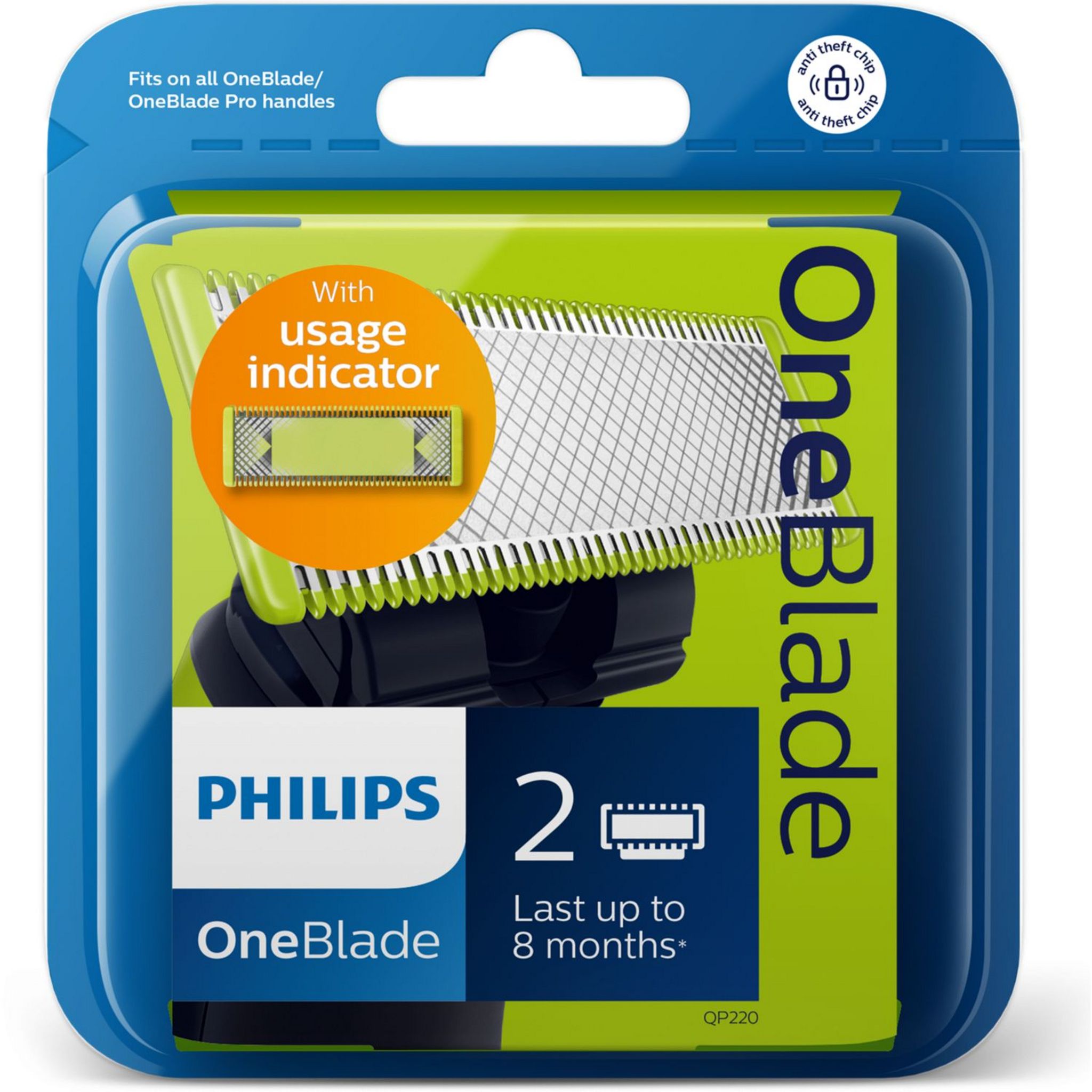 PHILIPS One Blade recharges lames de rasoir 2 recharges pas cher 