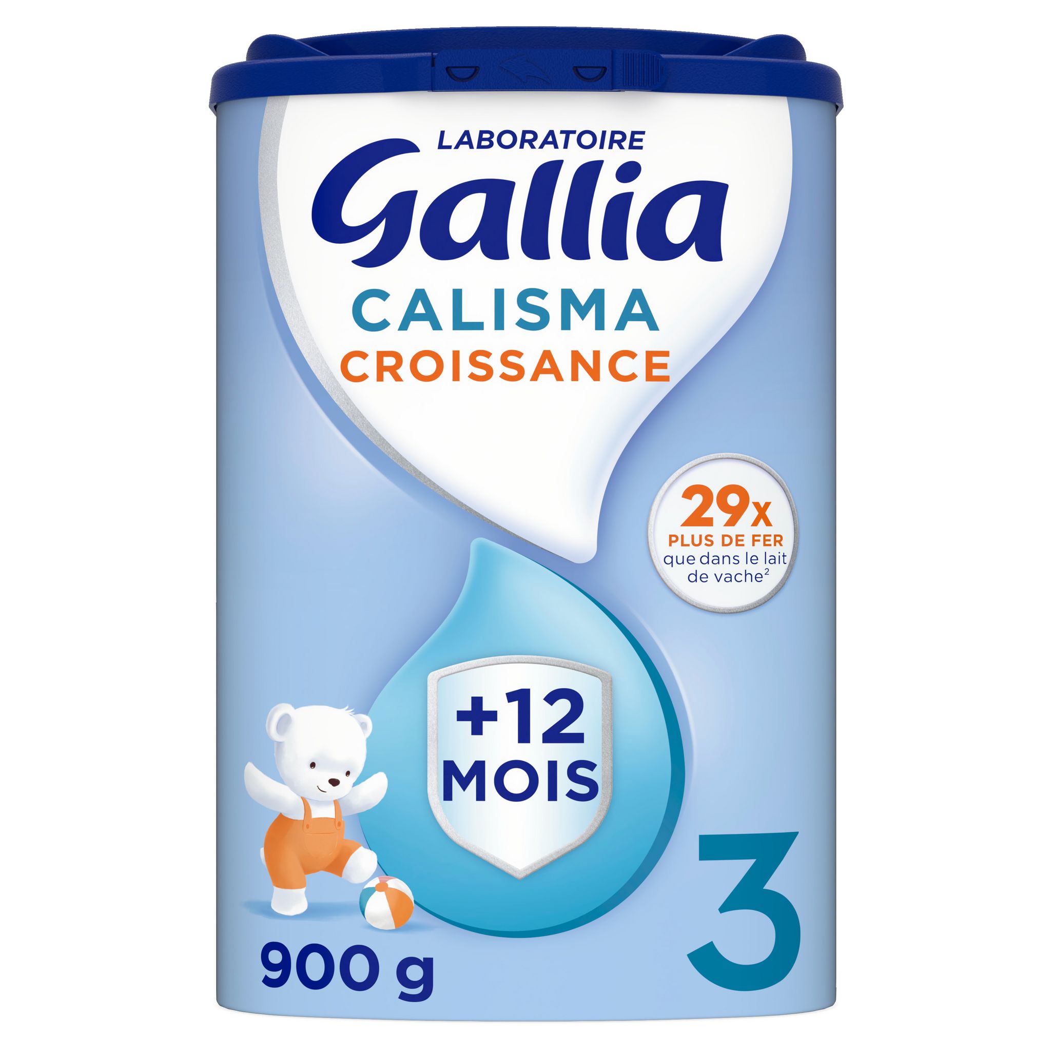 GALLIA Galliagest 3 lait de croissance en poudre dès 12 mois 900g pas cher  