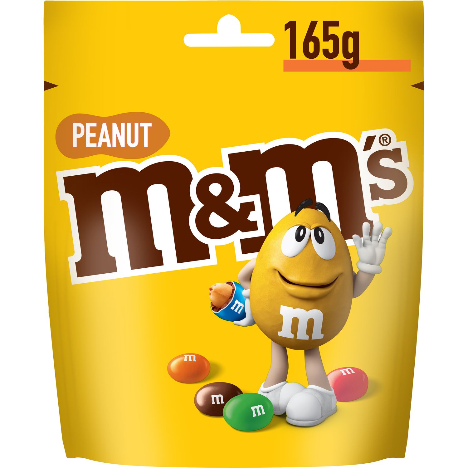 M&M'S Peanuts Cacahuètes enrobées de chocolat au lait et dragéifiées 1kg  pas cher 