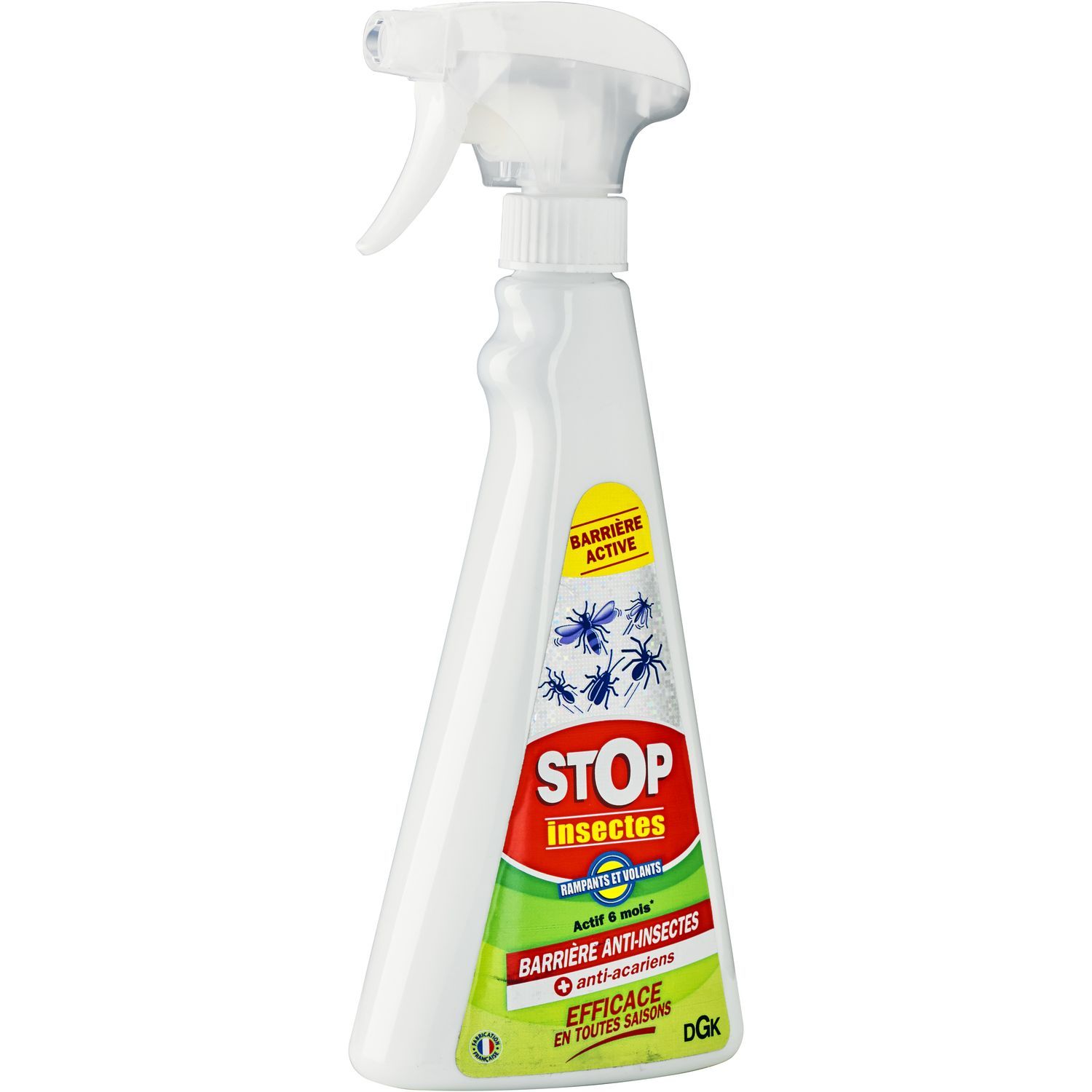 STOP INSECTES Spray barrage anti-insectes & acariens toutes saisons  efficace 6 mois 600ml pas cher 