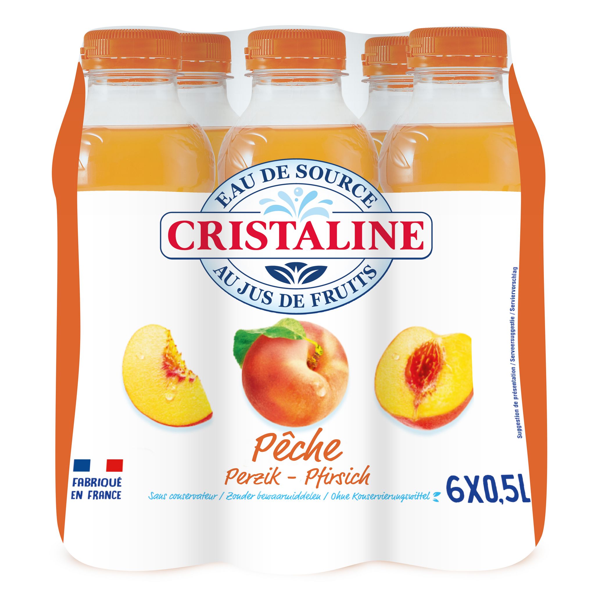 CRISTALINE Eau aromatisée tropical 50cl - Centrale Ethnique