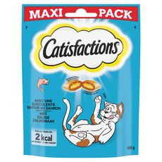 CATISFACTIONS Friandises au saumon pour chat maxi pack 180g